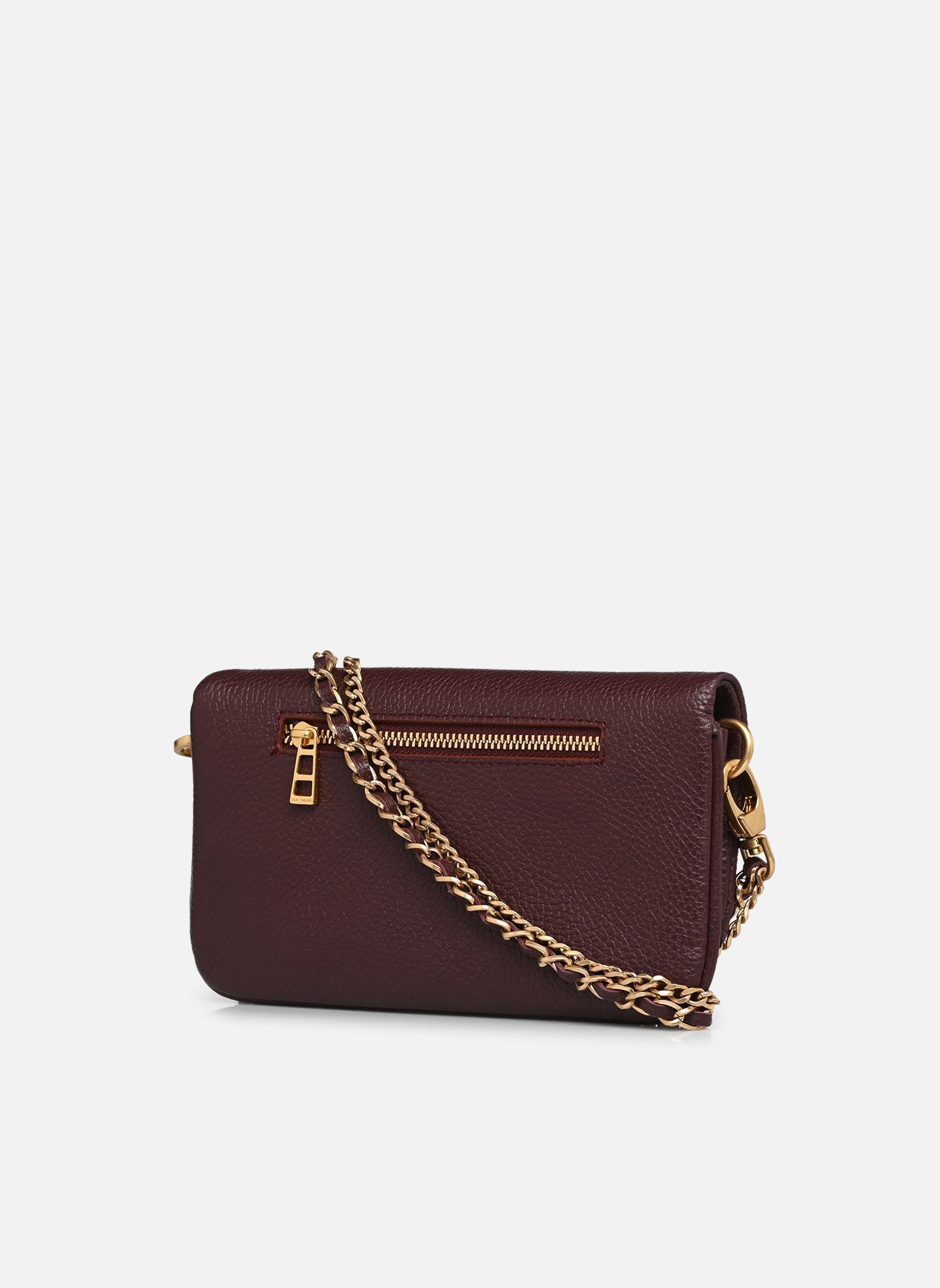 Umhängetaschen ROCK NANO GRAINED LEATHER damen bordeaux Zadig & Voltaire Umhängetaschen ROCK NANO GRAINED LEATHER damen bordeaux DEEP PURPLE