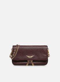 Umhängetaschen ROCK NANO GRAINED LEATHER damen bordeaux Zadig & Voltaire Umhängetaschen ROCK NANO GRAINED LEATHER damen bordeaux DEEP PURPLE