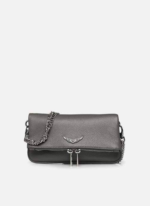 Zadig & Voltaire Sacs bandoulière ROCK NANO GRAINED LEATHER femme gris