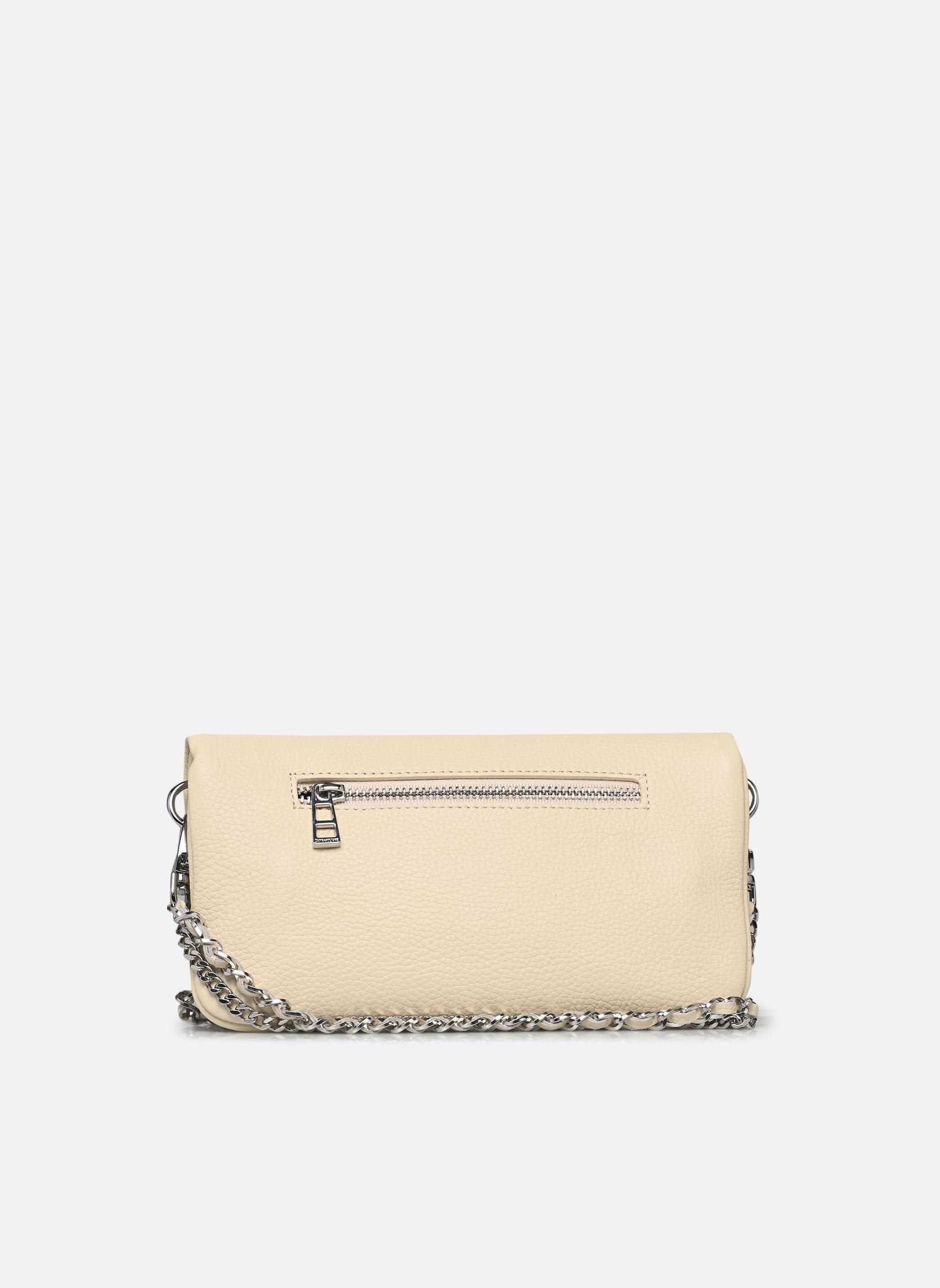 Sacs bandoulière ROCK NANO GRAINED LEATHER femme blanc Zadig & Voltaire Sacs bandoulière ROCK NANO GRAINED LEATHER femme blanc FLASH