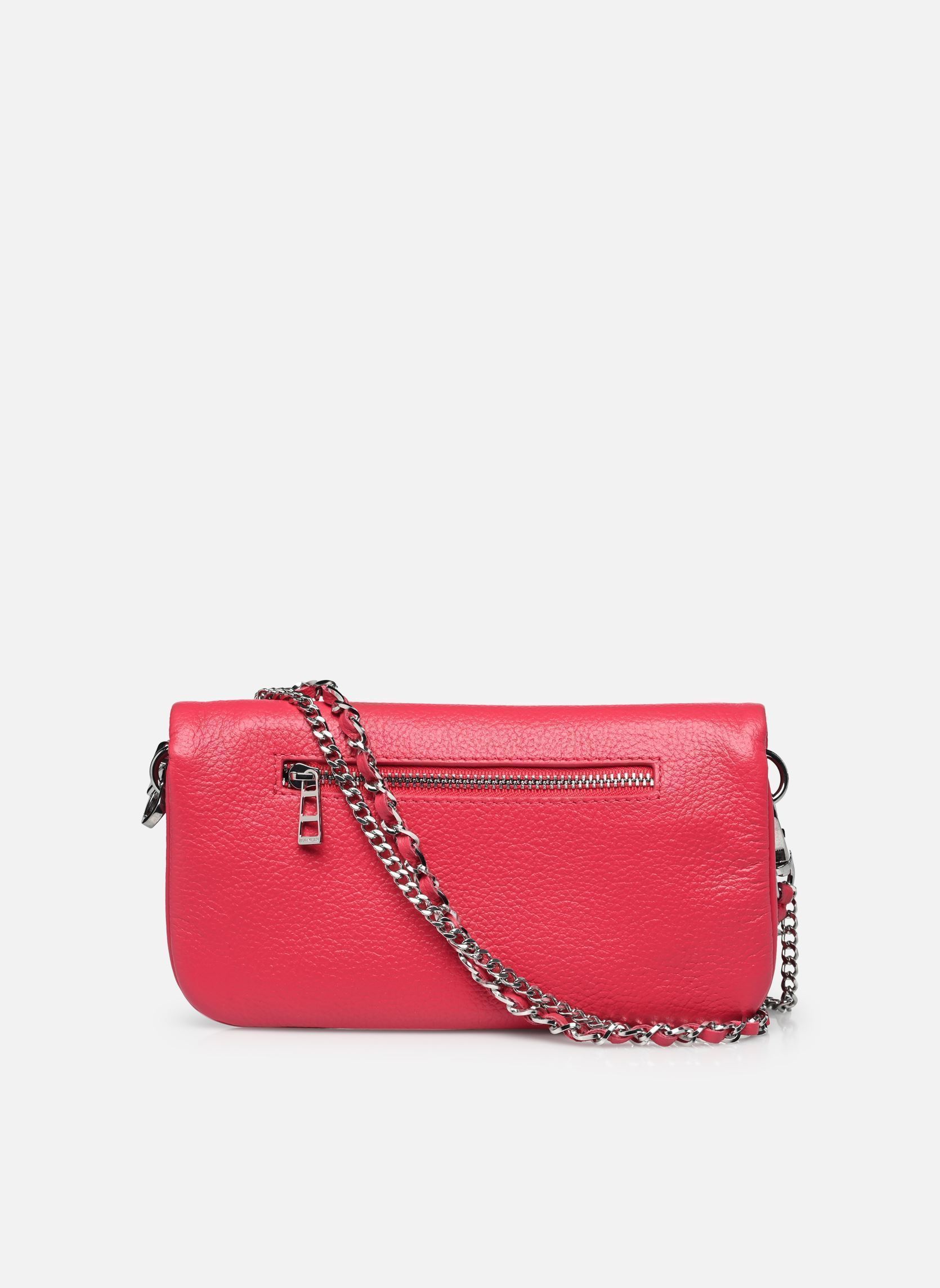 Sacs bandoulière ROCK NANO GRAINED LEATHER femme rose Zadig & Voltaire Sacs bandoulière ROCK NANO GRAINED LEATHER femme rose PODIUM