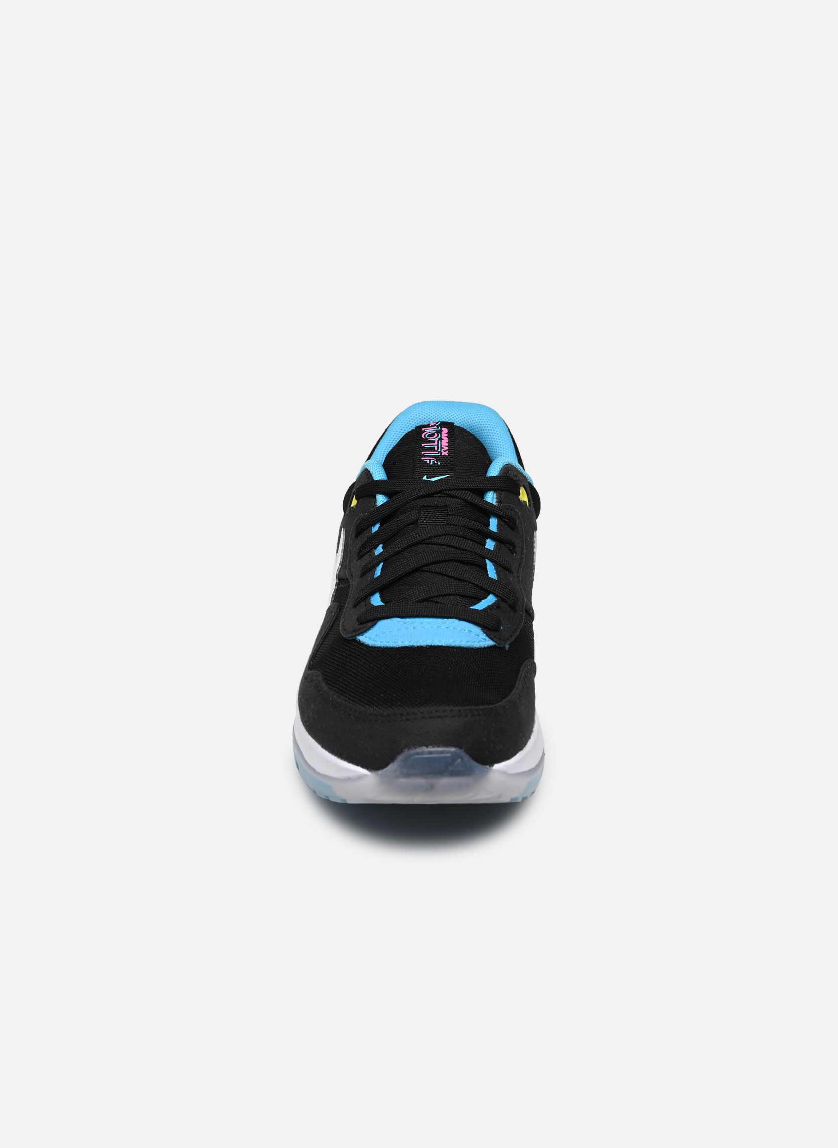 Niedrige Sneaker Air Max Motif (Gs) jungen schwarz Nike Niedrige Sneaker Air Max Motif (Gs) jungen schwarz Black/White-Blue Lightning-Gam