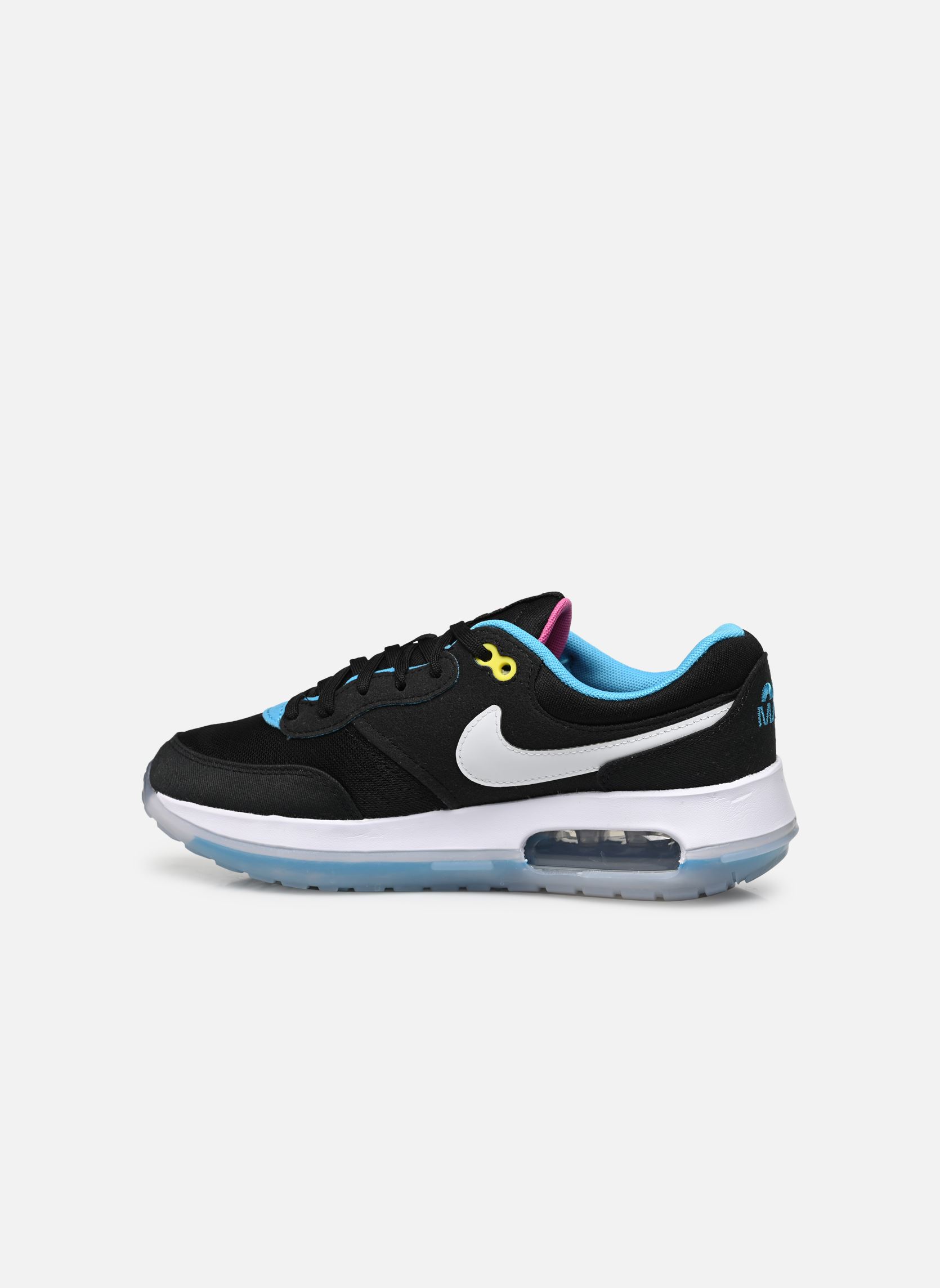 Niedrige Sneaker Air Max Motif (Gs) jungen schwarz Nike Niedrige Sneaker Air Max Motif (Gs) jungen schwarz Black/White-Blue Lightning-Gam