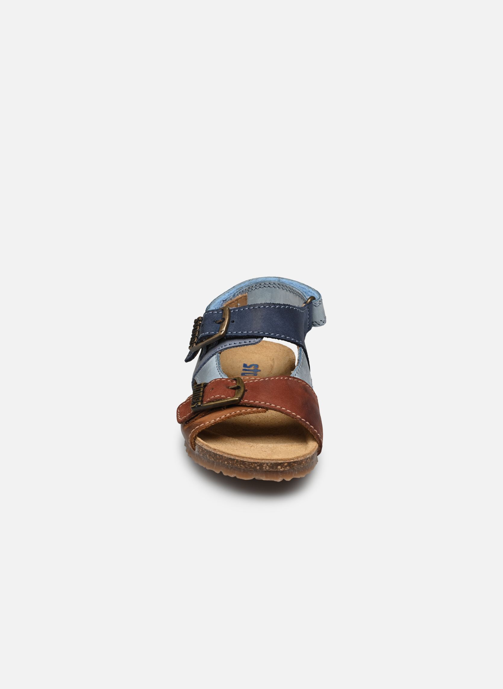 Sandales 4997 LOPIN garçon bleu Stones and Bones Sandales 4997 LOPIN garçon bleu CALF CUOIO + RUST