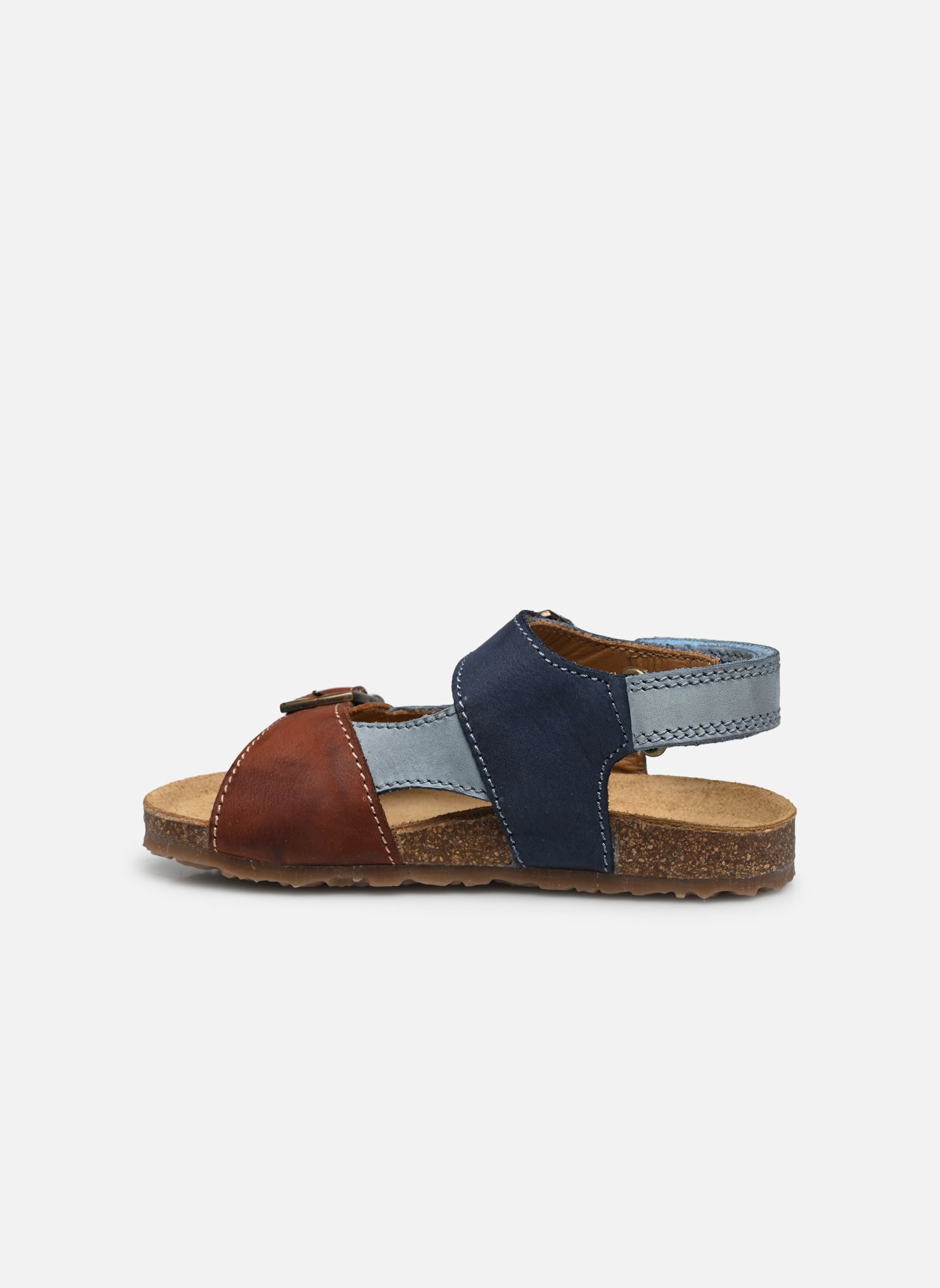 Sandales 4997 LOPIN garçon bleu Stones and Bones Sandales 4997 LOPIN garçon bleu CALF CUOIO + RUST