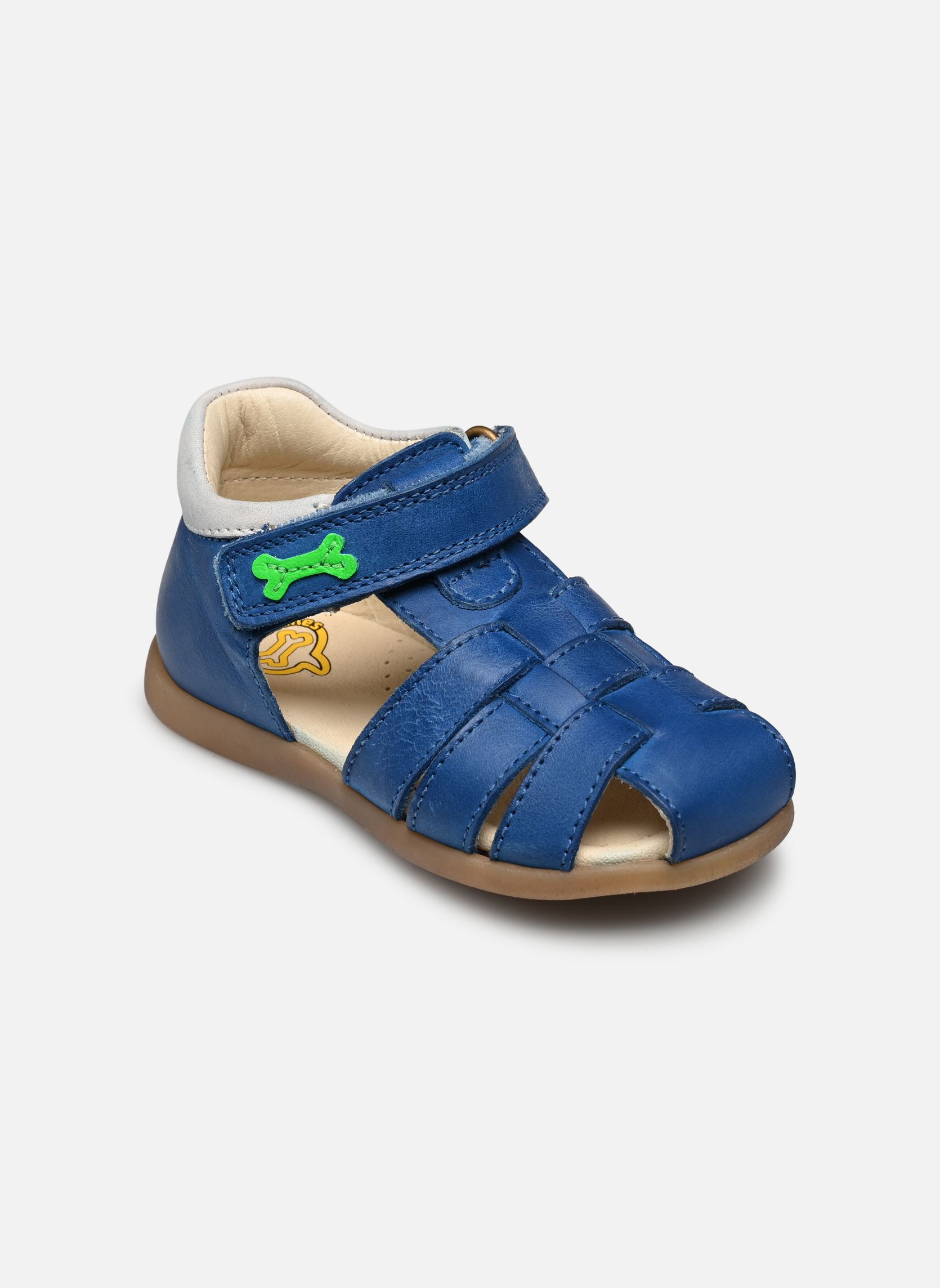 Sandalen 4123 SARO jongens blauw Stones and Bones Sandalen 4123 SARO jongens blauw CALF L.BLUE + OFF WHITE