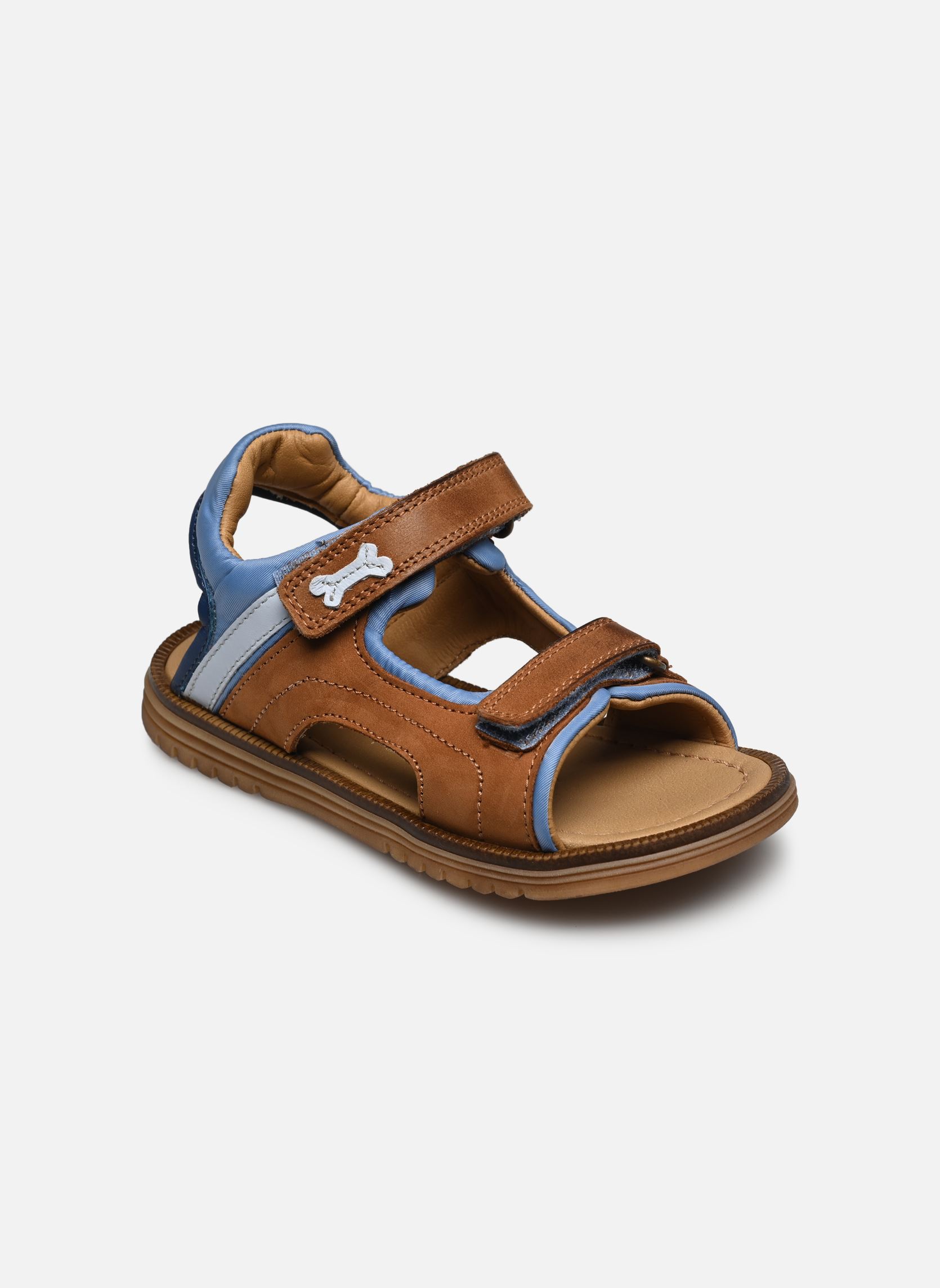 Sandali 4801 TEMBO bambino marrone Stones and Bones Sandali 4801 TEMBO bambino marrone CALF CUOIO + AVIO
