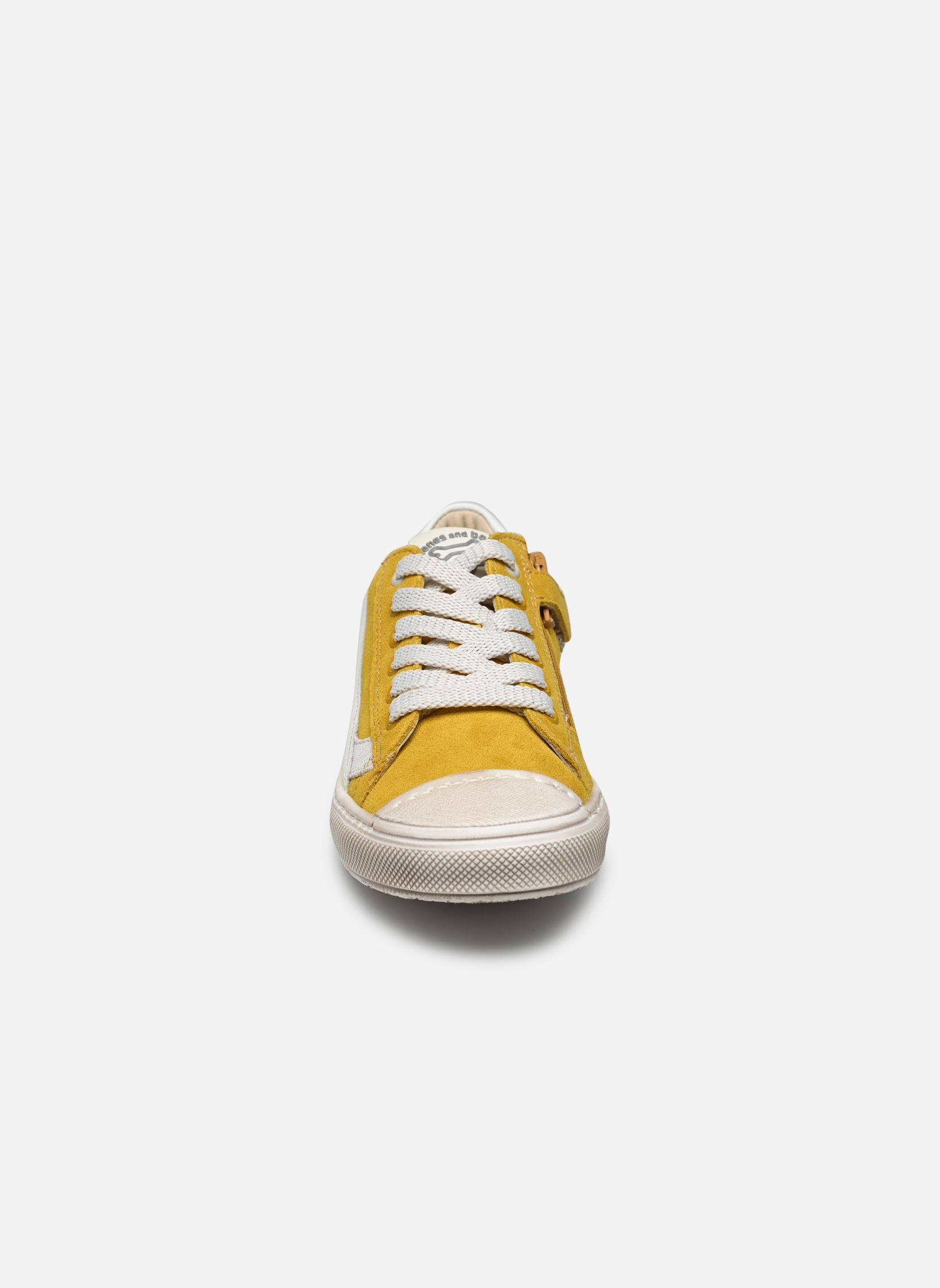 Baskets basses 4346 MAUST jaune Stones and Bones Baskets basses 4346 MAUST jaune CRS YELLOW + WHITE