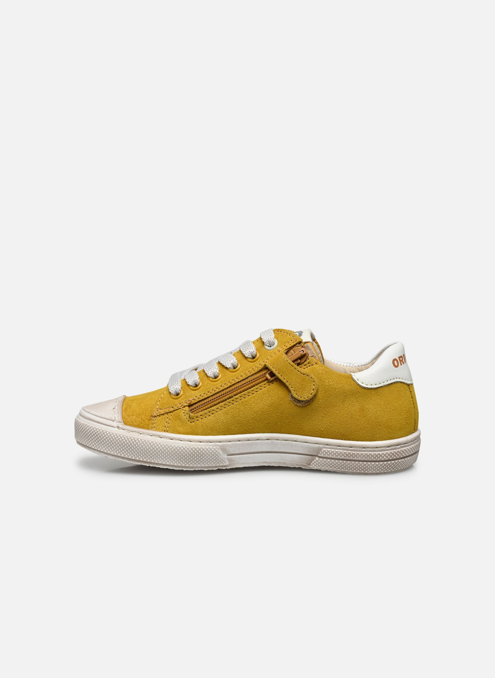 Baskets basses 4346 MAUST jaune Stones and Bones Baskets basses 4346 MAUST jaune CRS YELLOW + WHITE