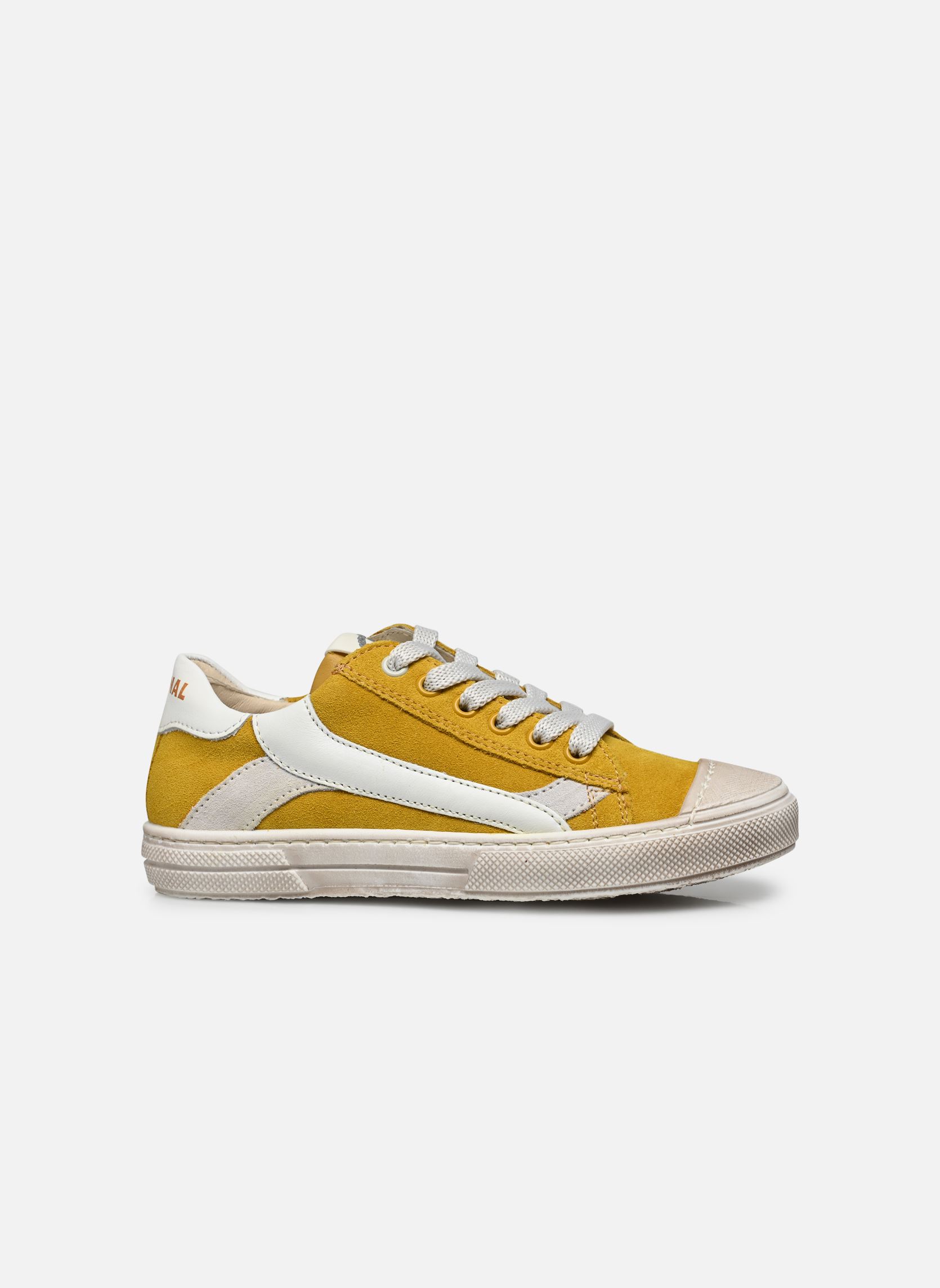 Baskets basses 4346 MAUST jaune Stones and Bones Baskets basses 4346 MAUST jaune CRS YELLOW + WHITE
