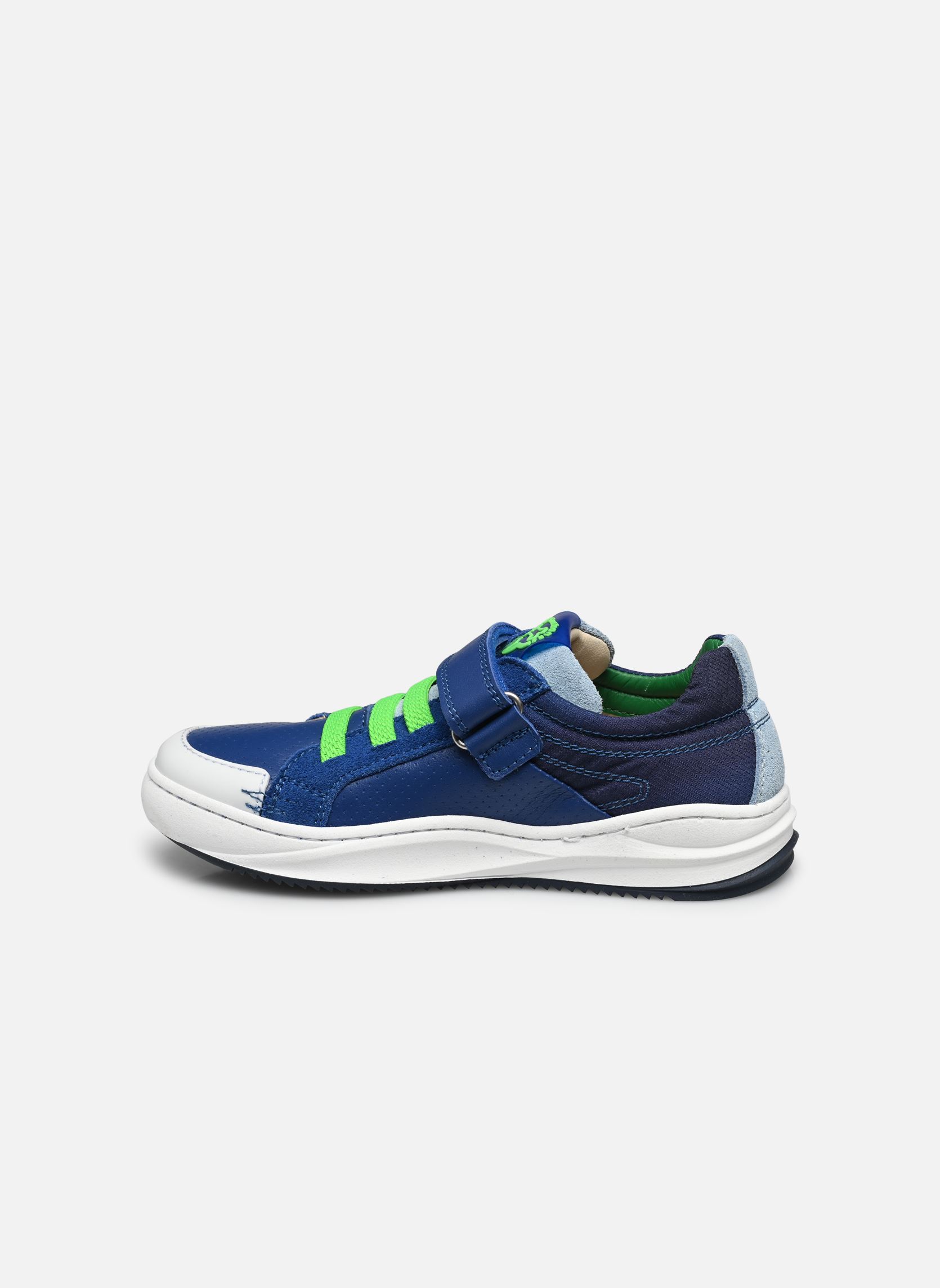 Lage sneakers 4984 PEDEL jongens blauw Stones and Bones Lage sneakers 4984 PEDEL jongens blauw CALF - CRS ELECTRIC BLUE + OFF