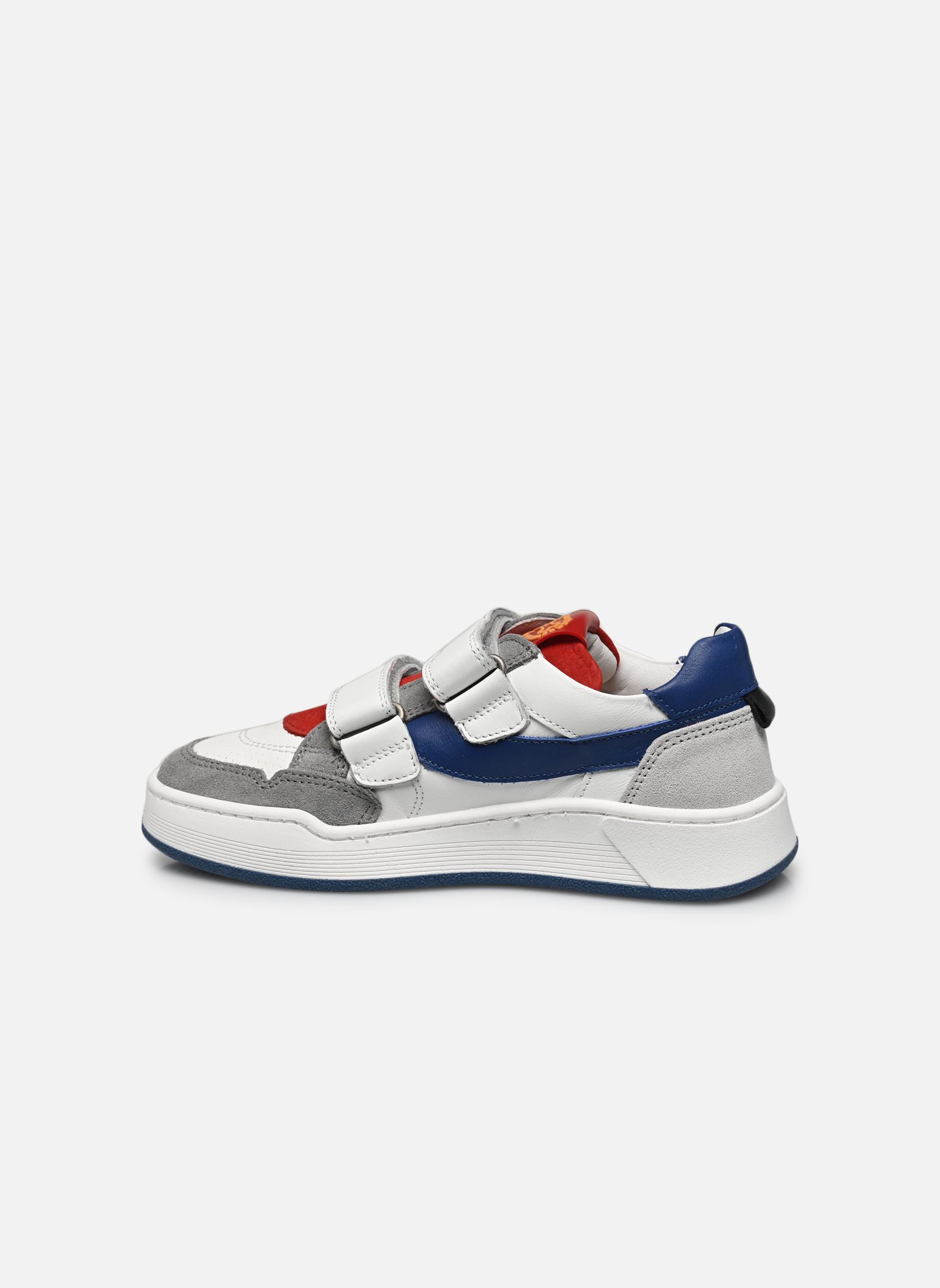 Lage sneakers 4977 RICER jongens wit Stones and Bones Lage sneakers 4977 RICER jongens wit CRS WHITE + GREY