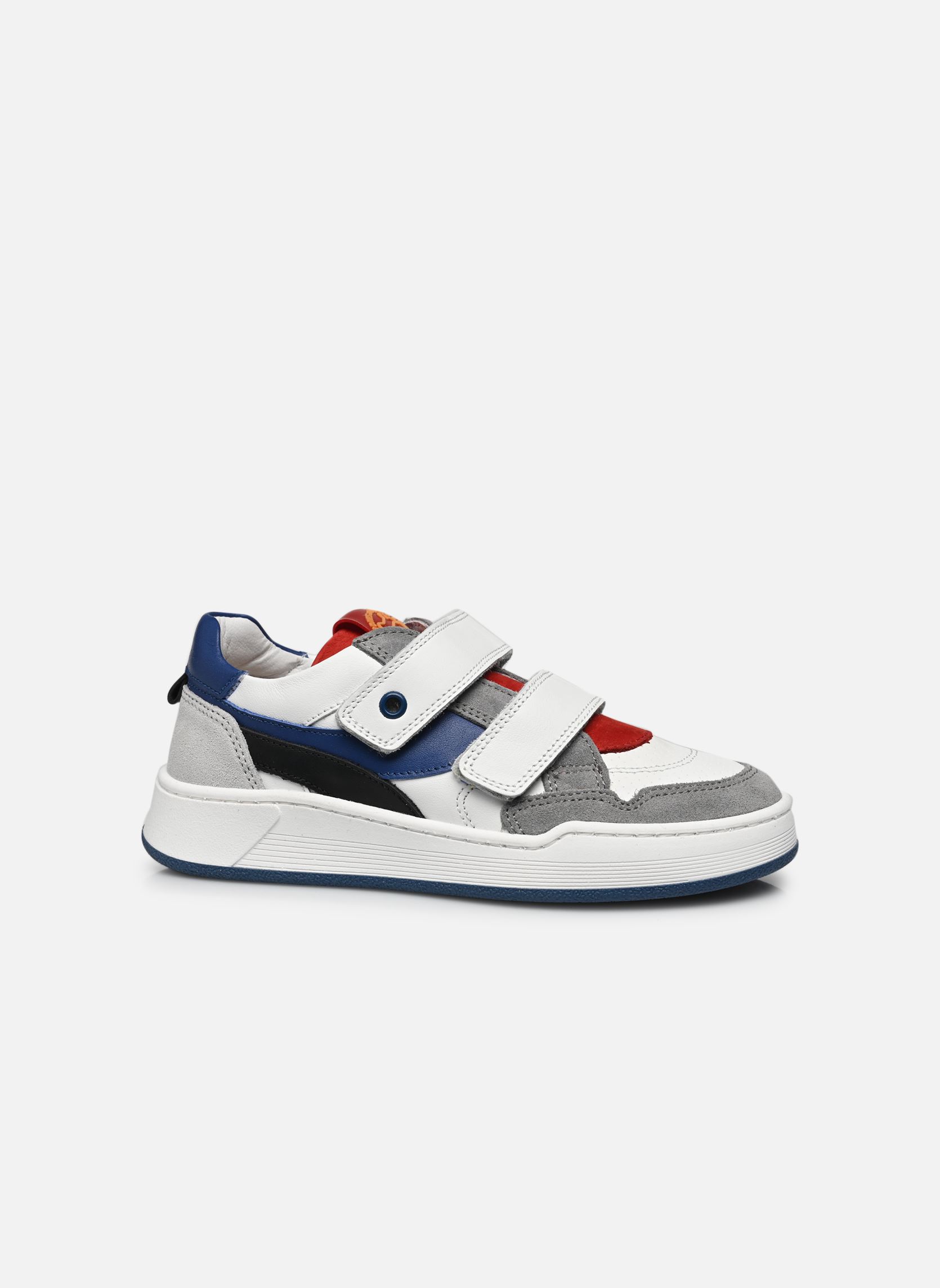 Lage sneakers 4977 RICER jongens wit Stones and Bones Lage sneakers 4977 RICER jongens wit CRS WHITE + GREY
