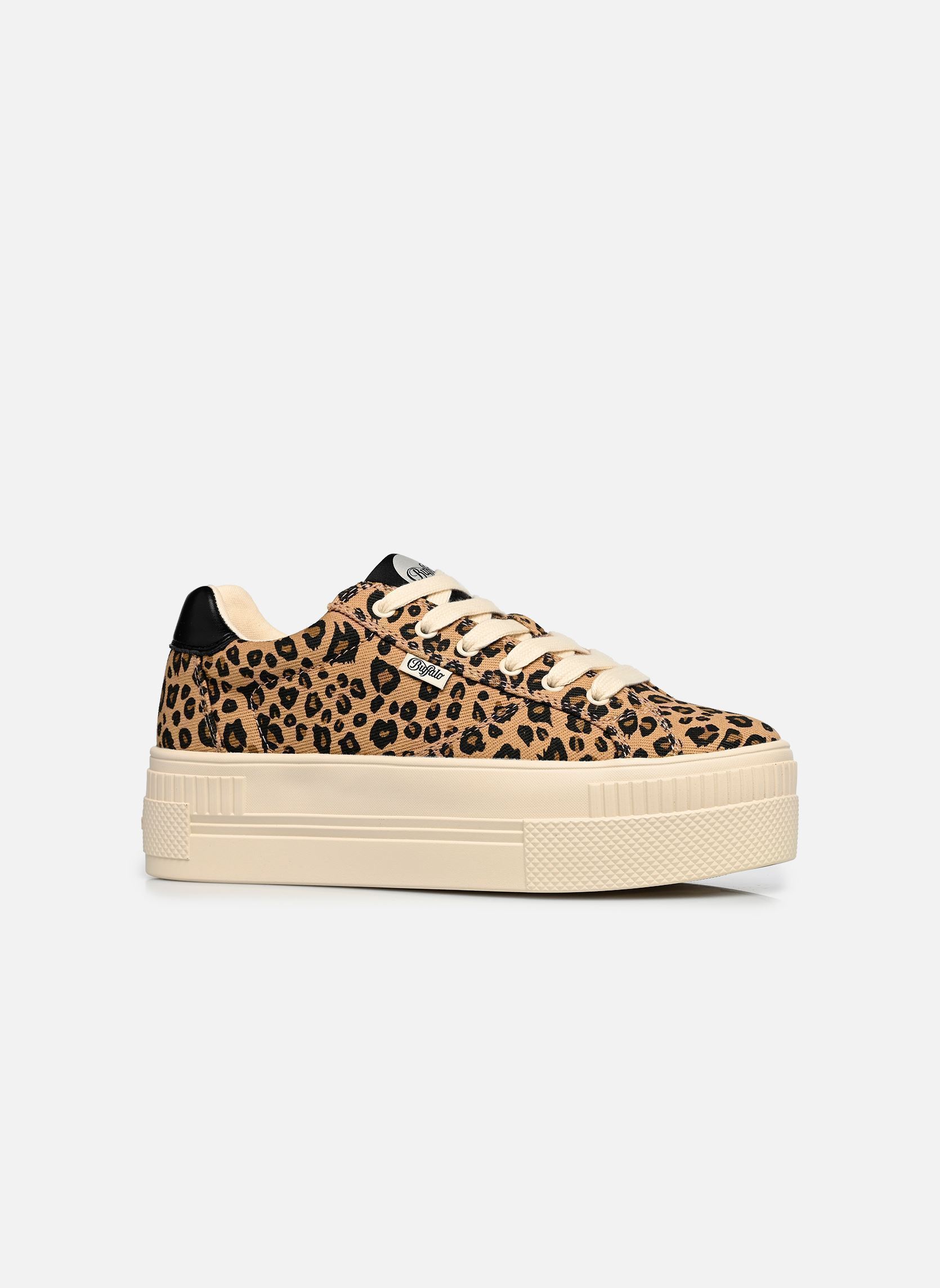 Niedrige Sneaker PAIRED damen braun Buffalo Niedrige Sneaker PAIRED damen braun Black/Brown Leo