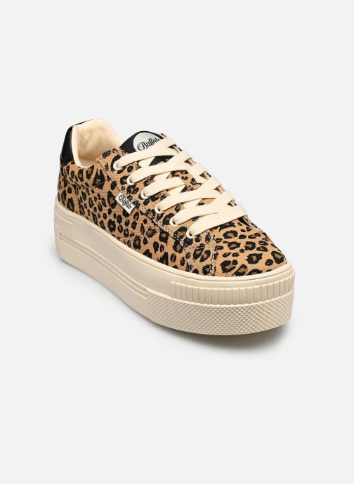 Buffalo Baskets basses PAIRED femme marron