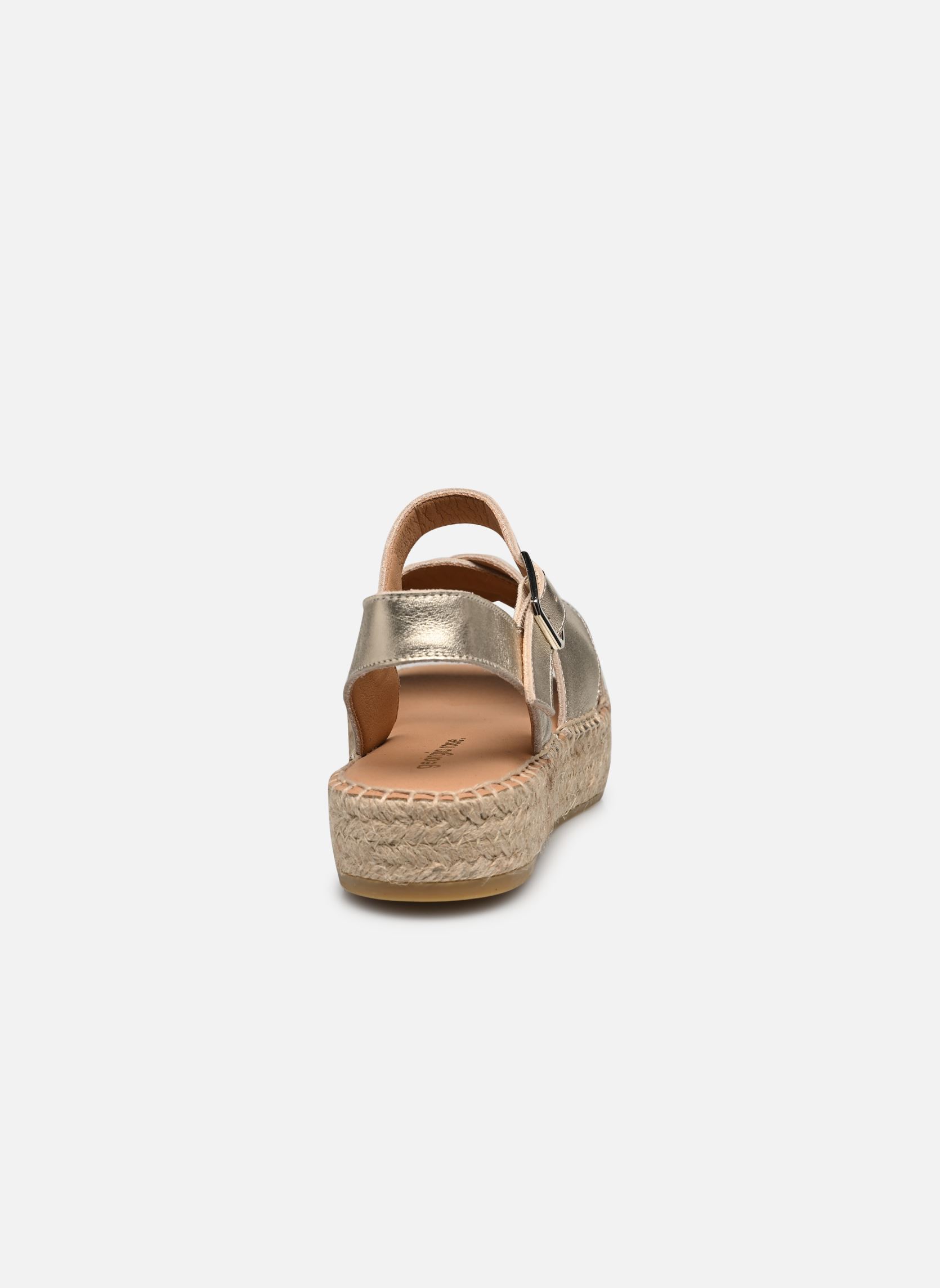 Flache Espadrilles Ipicène damen gold und bronze Georgia Rose Flache Espadrilles Ipicène damen gold und bronze Doré
