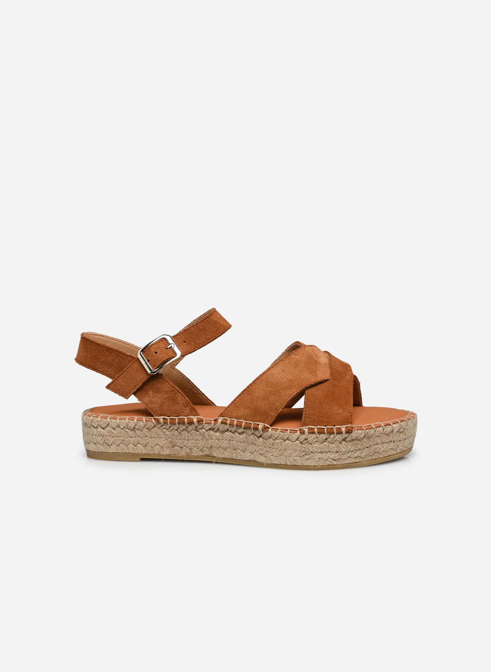 Flache Espadrilles Ipicène damen braun Georgia Rose Flache Espadrilles Ipicène damen braun COGNAC