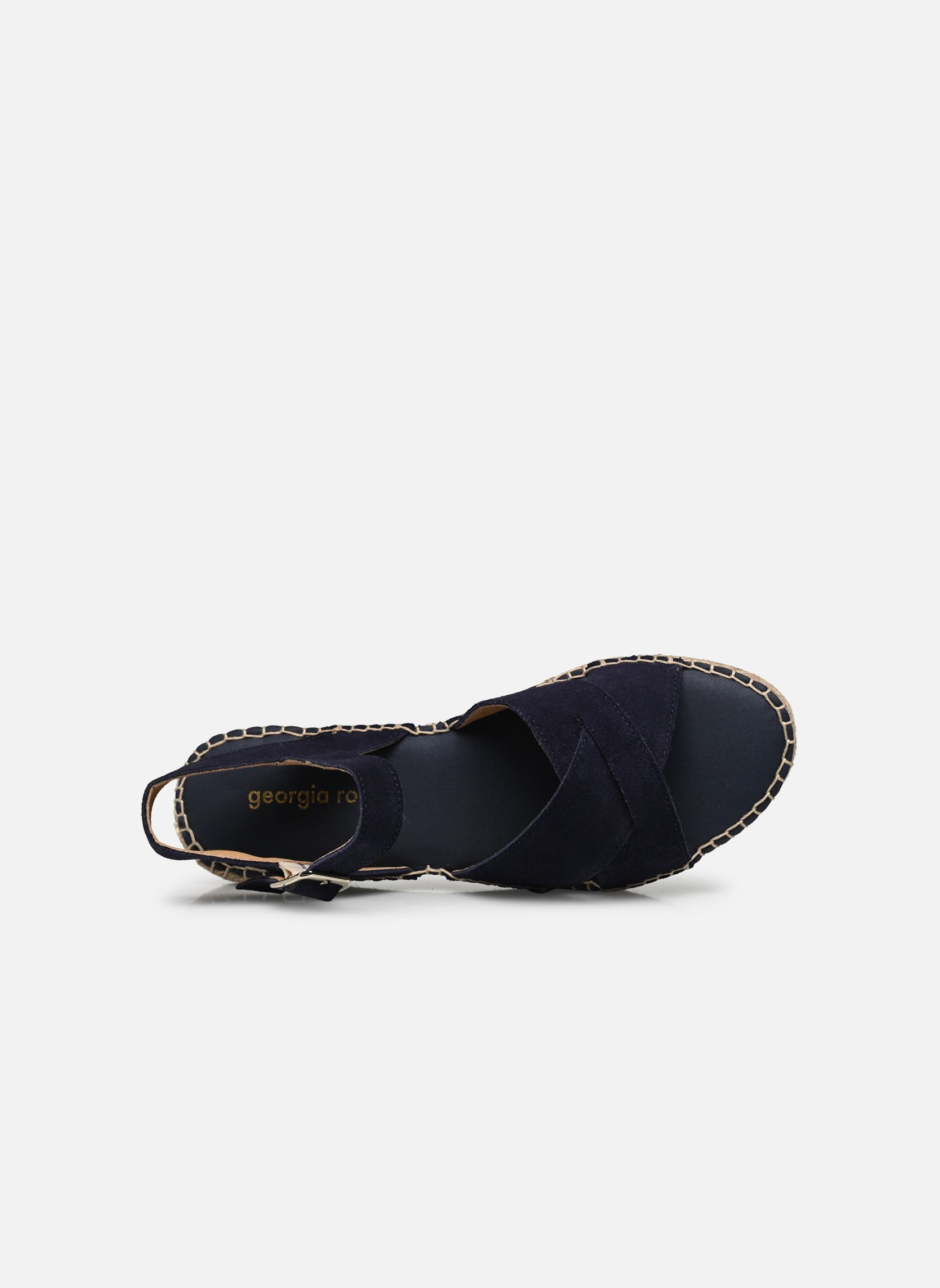 Flache Espadrilles Ipicène damen blau Georgia Rose Flache Espadrilles Ipicène damen blau MARINE