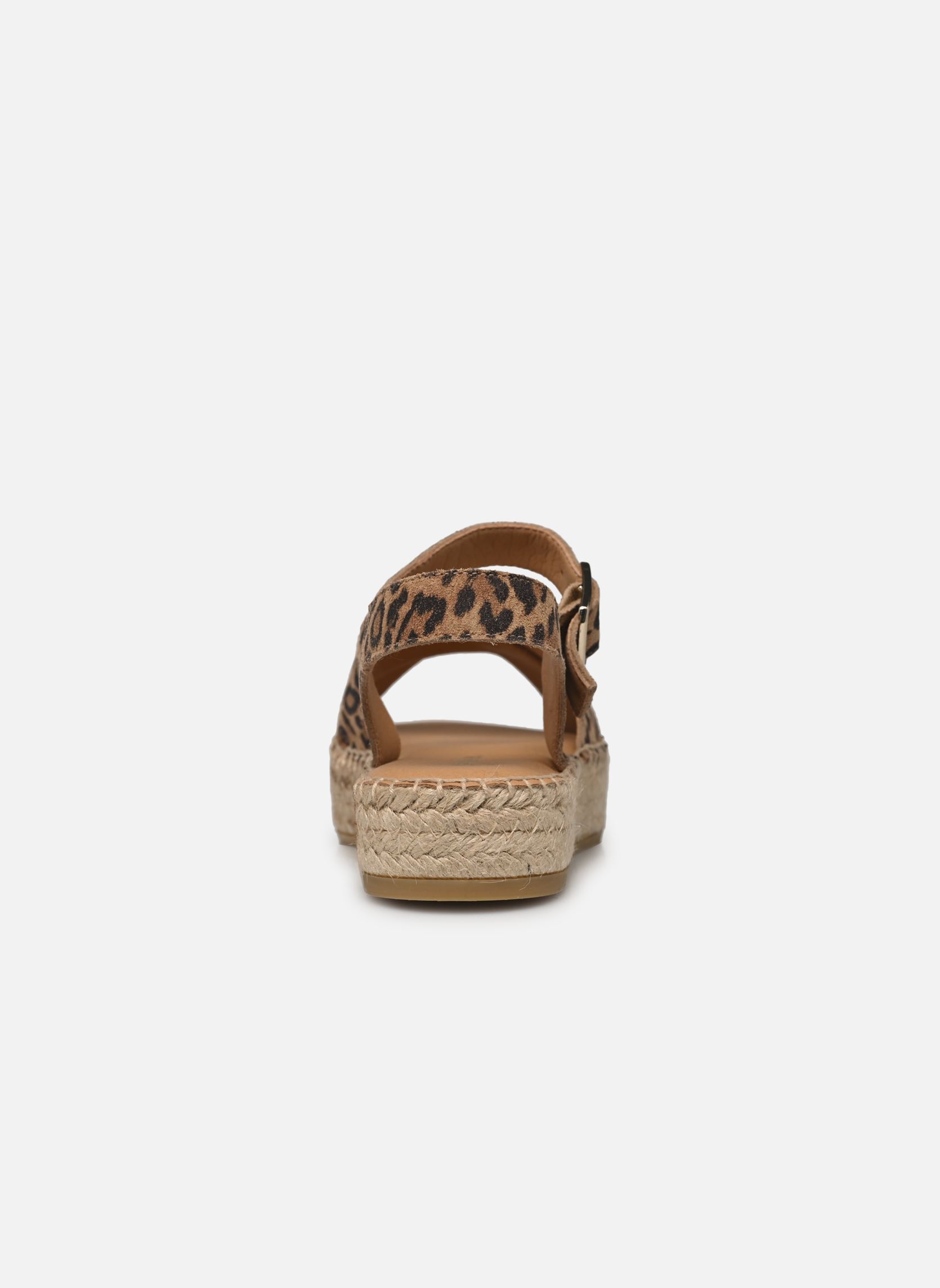 Platte espadrilles Ipicène dames beige Georgia Rose Platte espadrilles Ipicène dames beige LÉOPARD