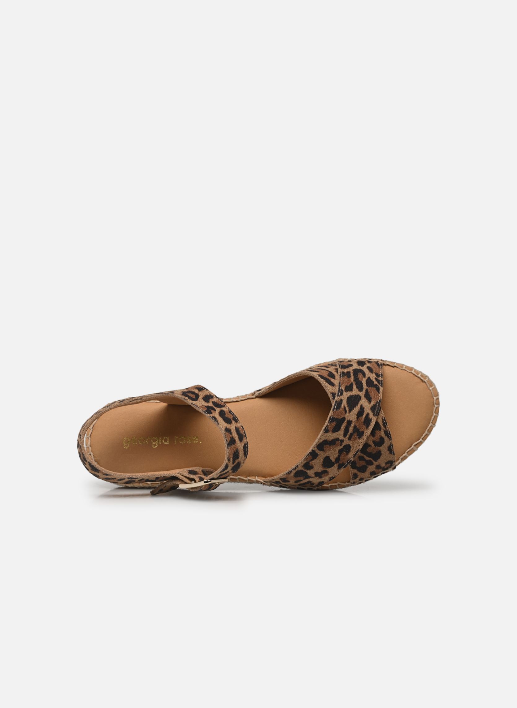 Platte espadrilles Ipicène dames beige Georgia Rose Platte espadrilles Ipicène dames beige LÉOPARD