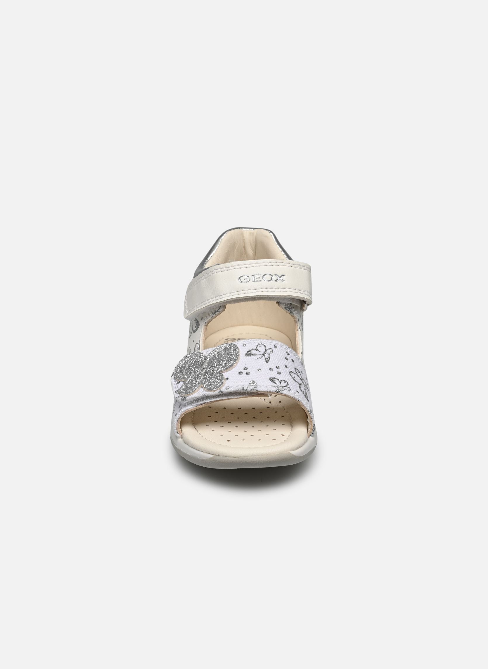 Sandalen B SANDALE TAPUZ FILL mädchen weiß Geox Sandalen B SANDALE TAPUZ FILL mädchen weiß BLANC / ARGENT