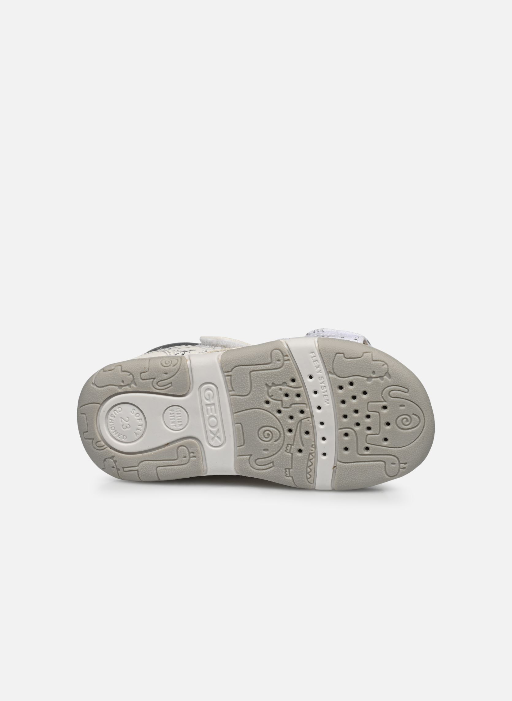 Sandalen B SANDALE TAPUZ FILL mädchen weiß Geox Sandalen B SANDALE TAPUZ FILL mädchen weiß BLANC / ARGENT