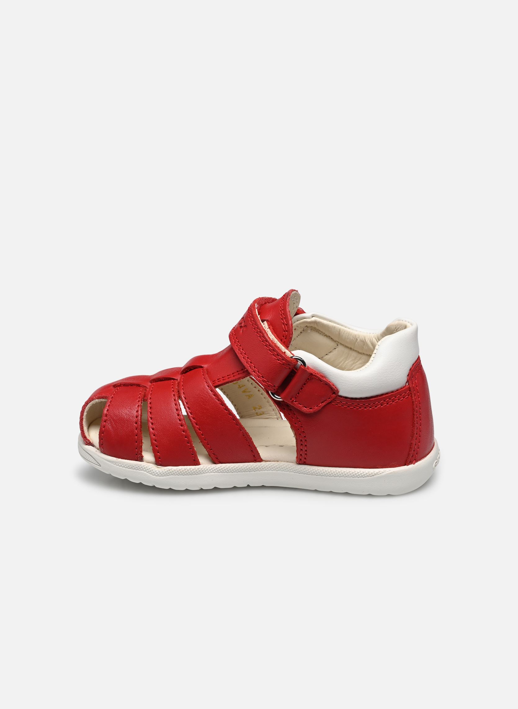 Sandalen B SANDAL MACCHIA BOY jungen rot Geox Sandalen B SANDAL MACCHIA BOY jungen rot Rouge / Blanc