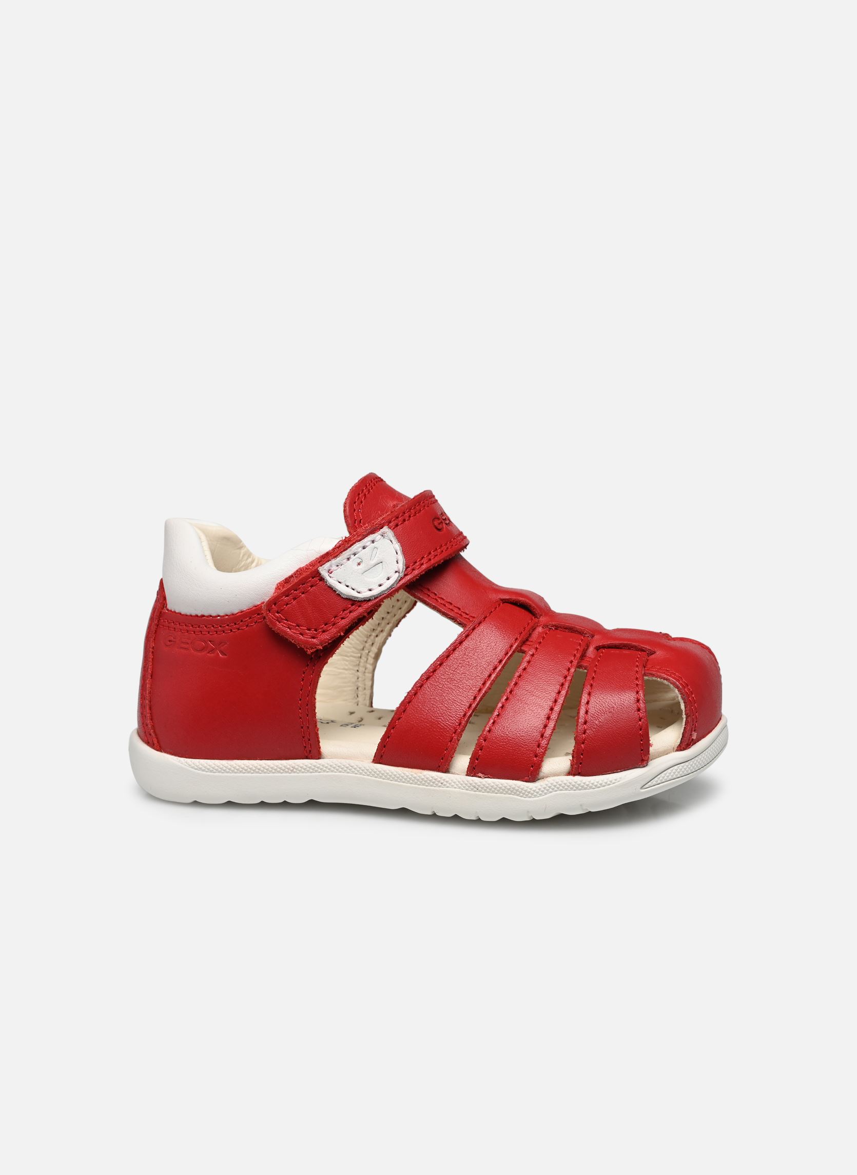 Sandalen B SANDAL MACCHIA BOY jungen rot Geox Sandalen B SANDAL MACCHIA BOY jungen rot Rouge / Blanc