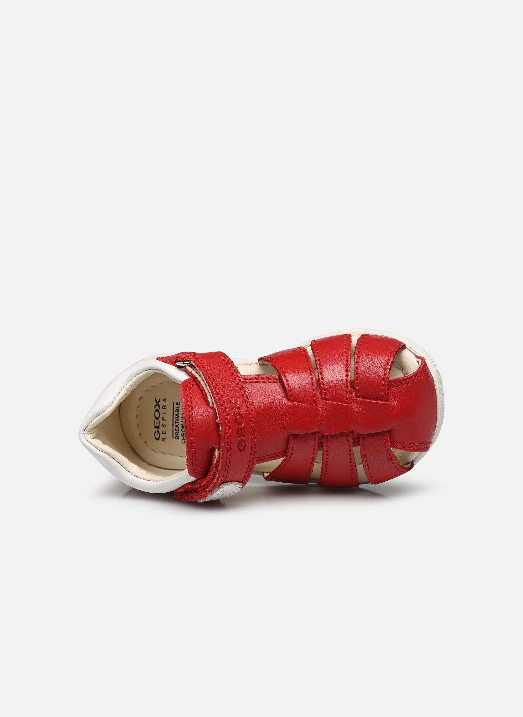 Sandalen B SANDAL MACCHIA BOY jungen rot Geox Sandalen B SANDAL MACCHIA BOY jungen rot Rouge / Blanc