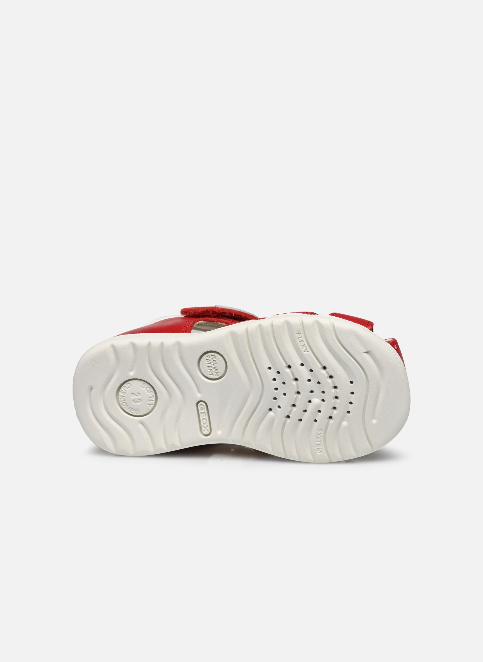 Sandalen B SANDAL MACCHIA BOY jungen rot Geox Sandalen B SANDAL MACCHIA BOY jungen rot Rouge / Blanc