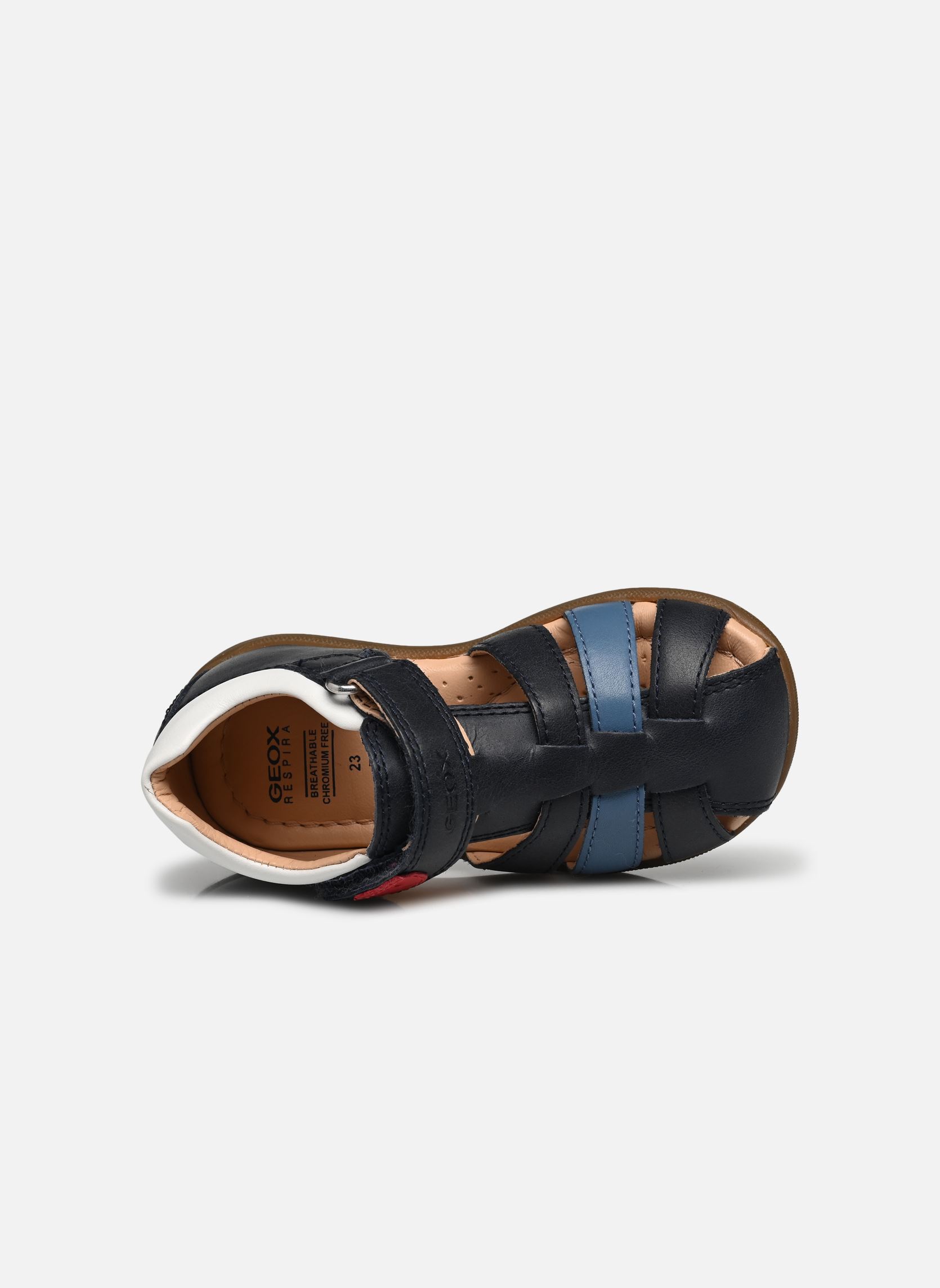 Sandales B SANDAL MACCHIA BOY multicolore Geox Sandales B SANDAL MACCHIA BOY multicolore Bleu Marine/Bl Pâle