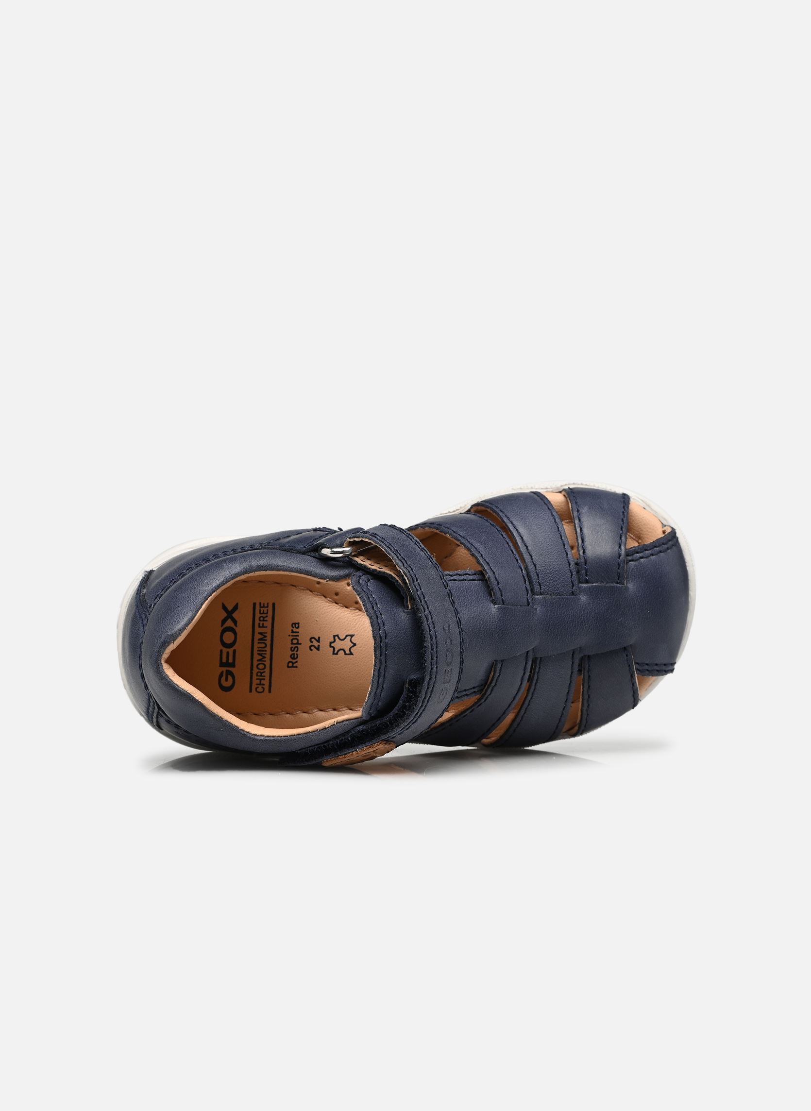 Sandales B SANDAL MACCHIA BOY garçon bleu Geox Sandales B SANDAL MACCHIA BOY garçon bleu Navy