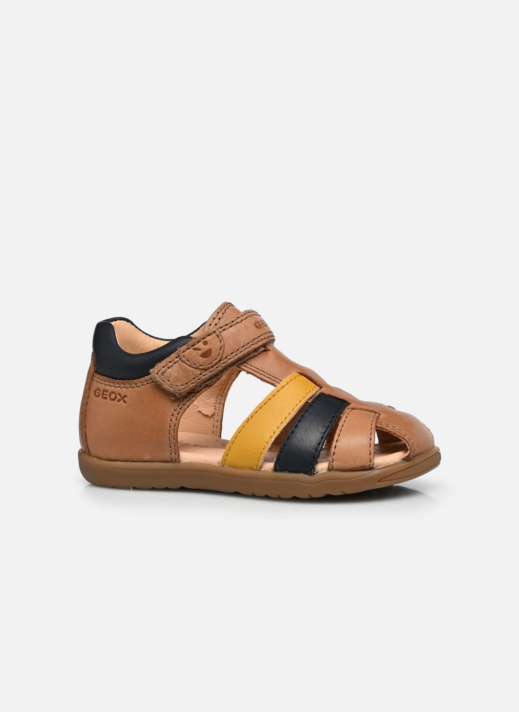 Sandalen B SANDAL MACCHIA BOY jungen braun Geox Sandalen B SANDAL MACCHIA BOY jungen braun Whisky