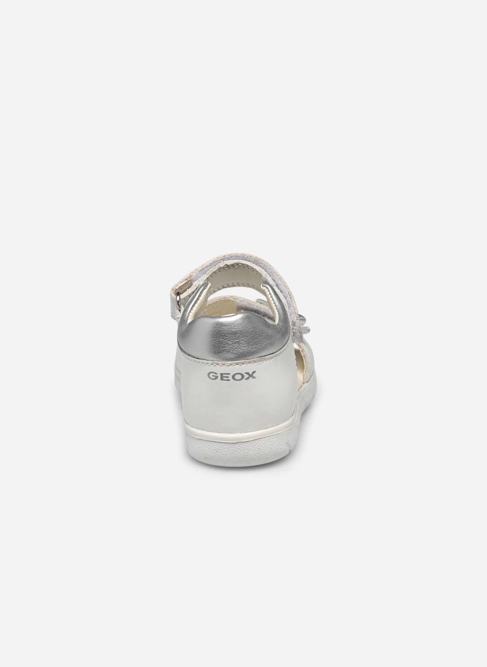 Sandali B SANDALE ALUL FILLE bambina bianco Geox Sandali B SANDALE ALUL FILLE bambina bianco BLANC / ARGENT