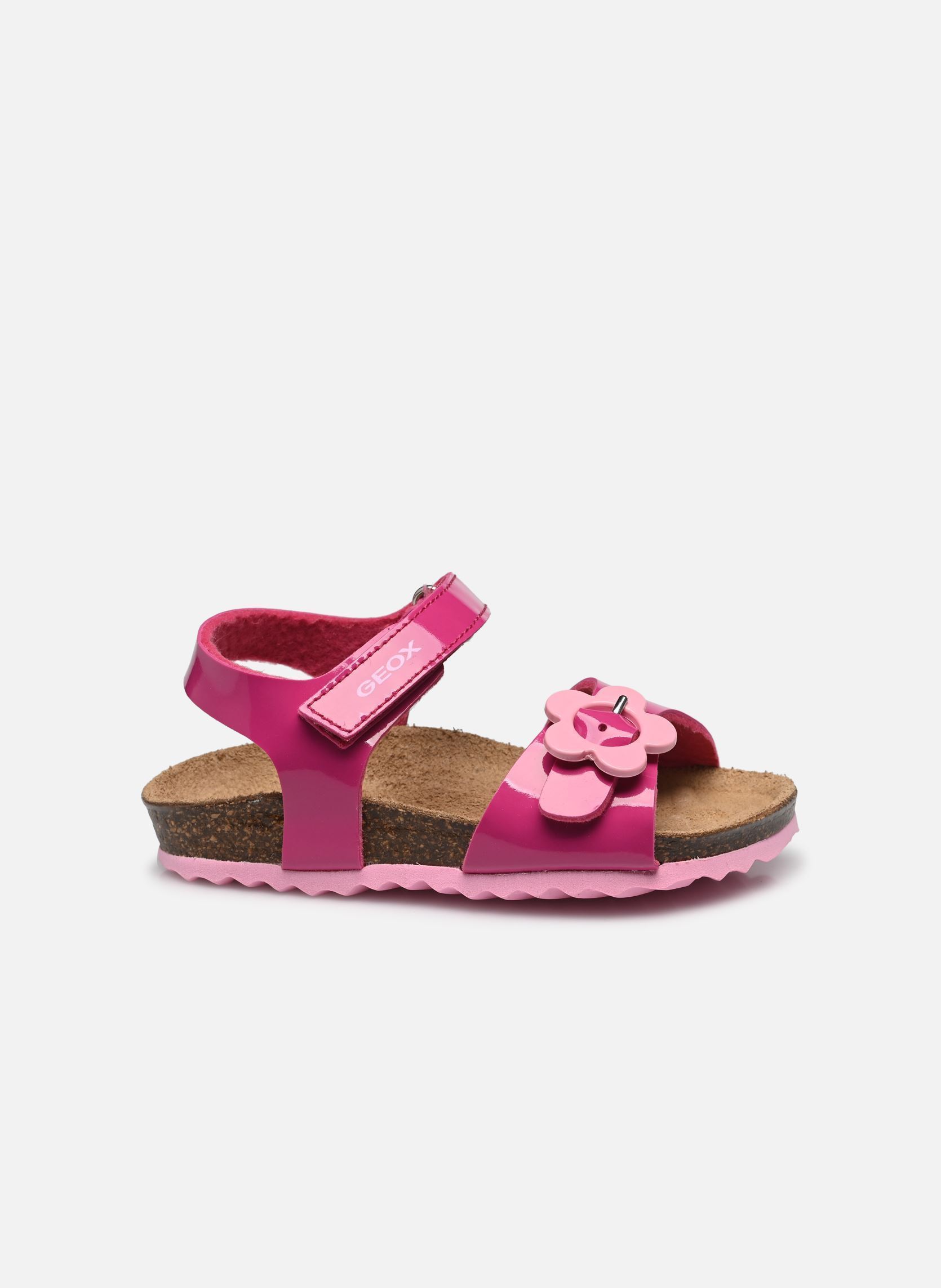 Sandalen B sandal chalki girl C mädchen rosa Geox Sandalen B sandal chalki girl C mädchen rosa Rose Foncé
