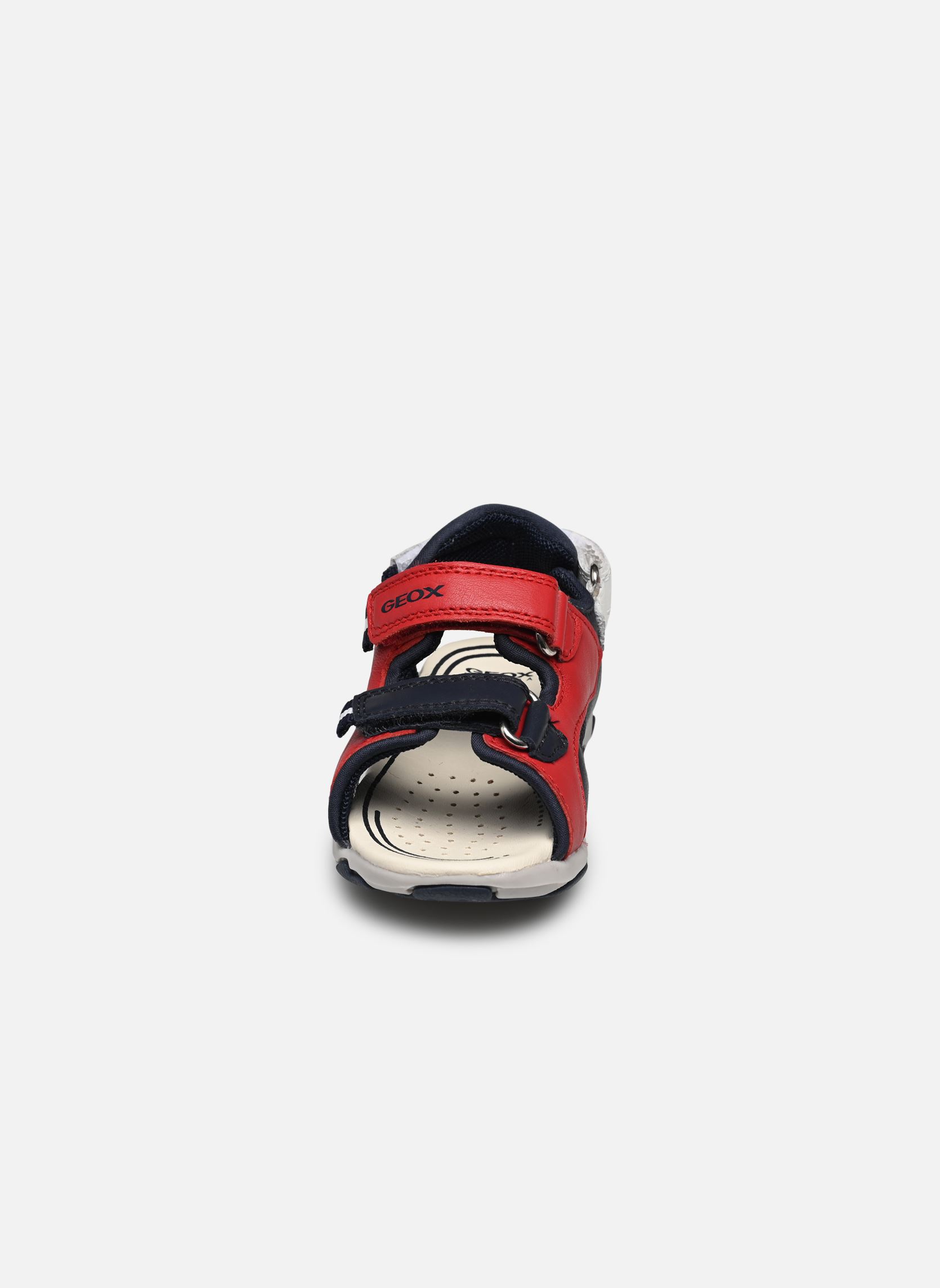 Sandales B SANDAL FLAFFEE BOY garçon rouge Geox Sandales B SANDAL FLAFFEE BOY garçon rouge ROUGE/BLEU MARINE
