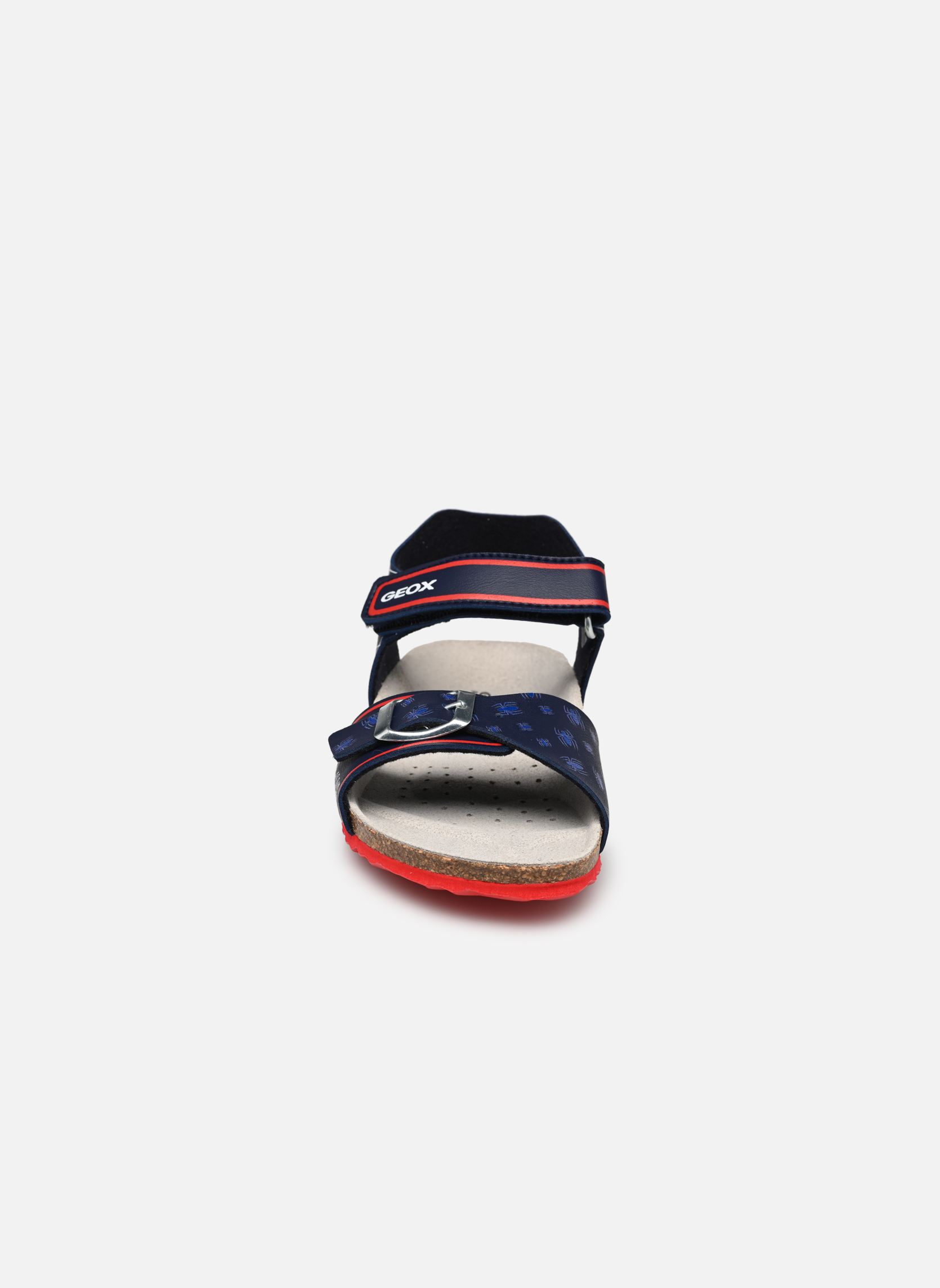Sandales J GHITA BOY garçon bleu Geox Sandales J GHITA BOY garçon bleu Bleu Marine / Rouge