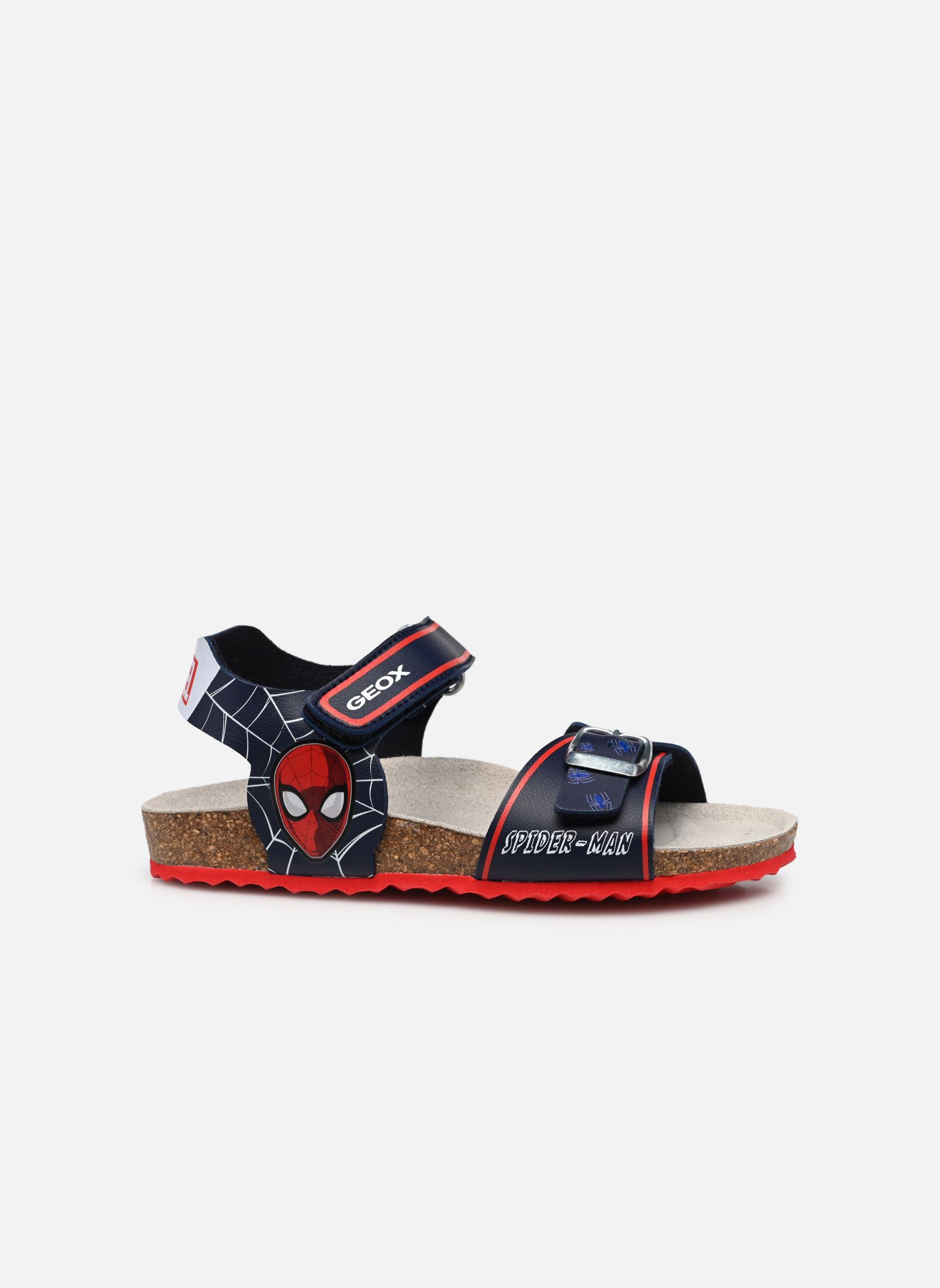 Sandales J GHITA BOY garçon bleu Geox Sandales J GHITA BOY garçon bleu Bleu Marine / Rouge