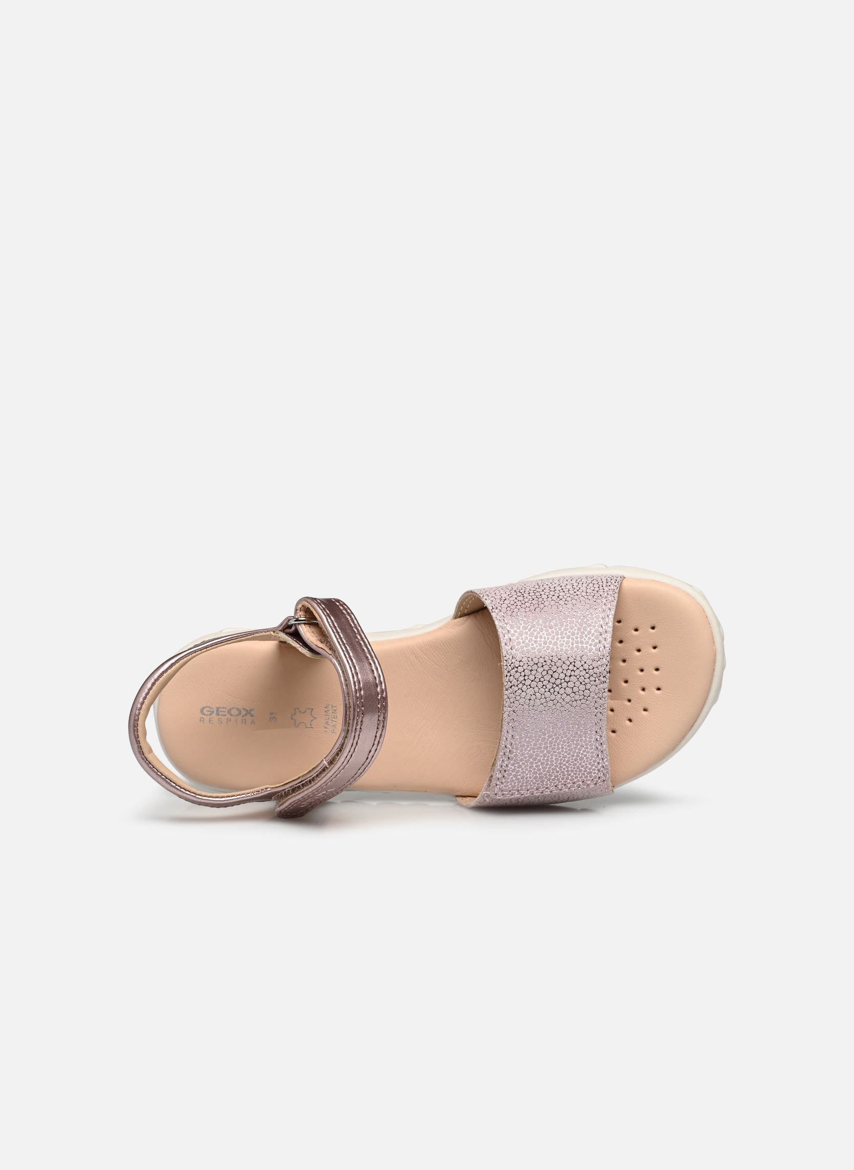 Sandales J SANDAL HAITI GIRL fille rose Geox Sandales J SANDAL HAITI GIRL fille rose ROSE PÂLE