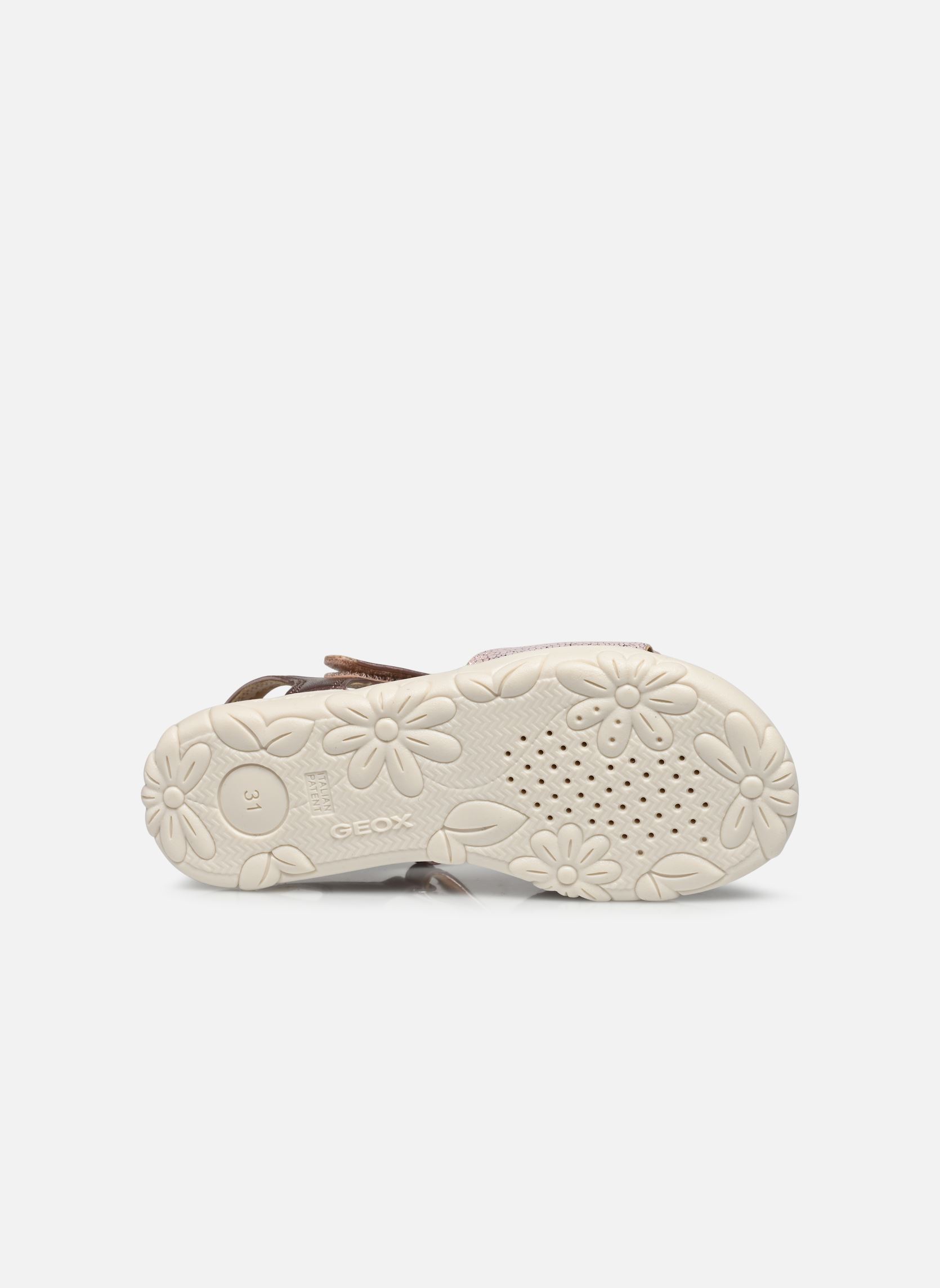 Sandales J SANDAL HAITI GIRL fille rose Geox Sandales J SANDAL HAITI GIRL fille rose ROSE PÂLE