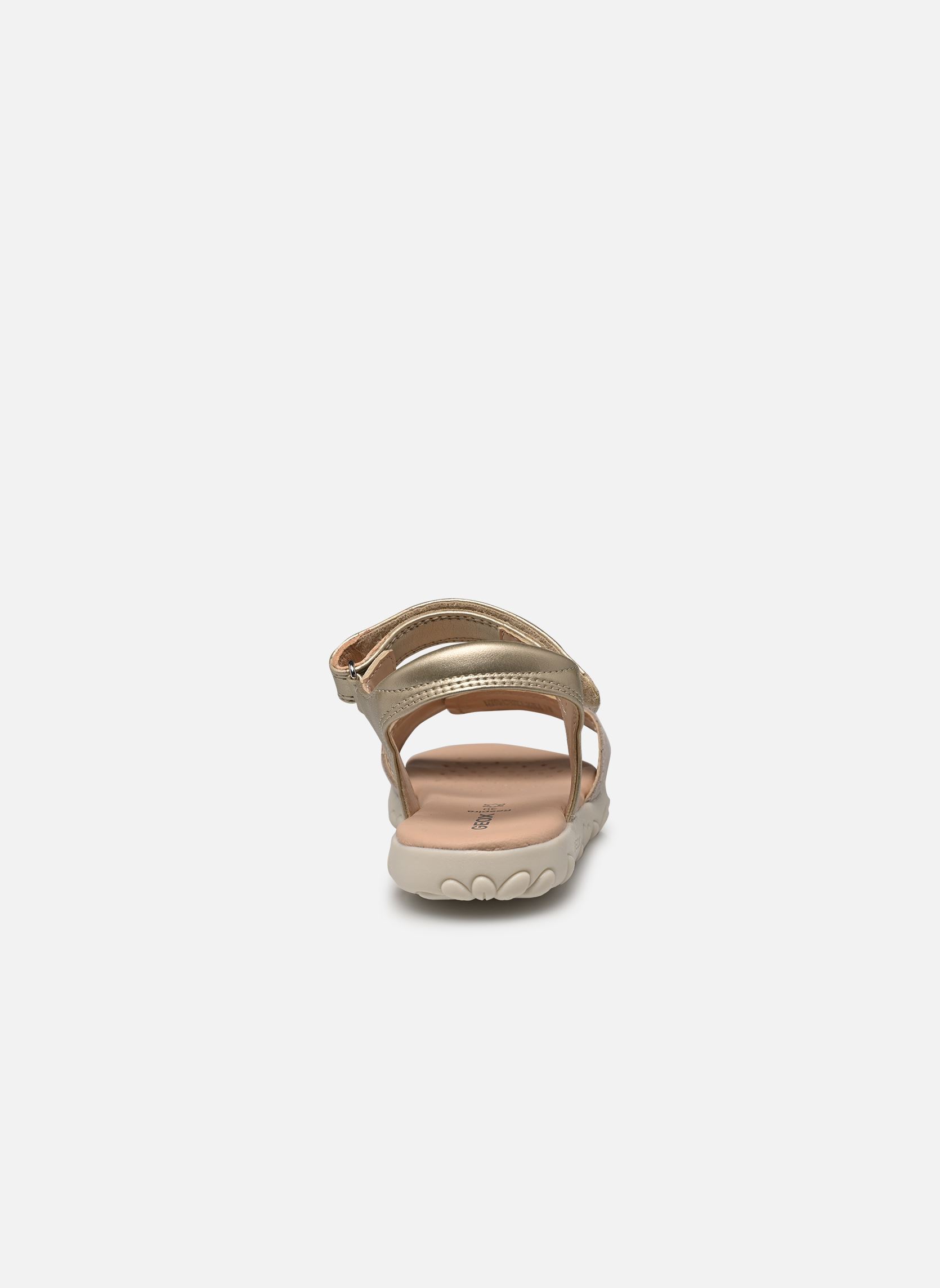 Sandalen J SANDAL HAITI GIRL mädchen silber Geox Sandalen J SANDAL HAITI GIRL mädchen silber OR PÂLE