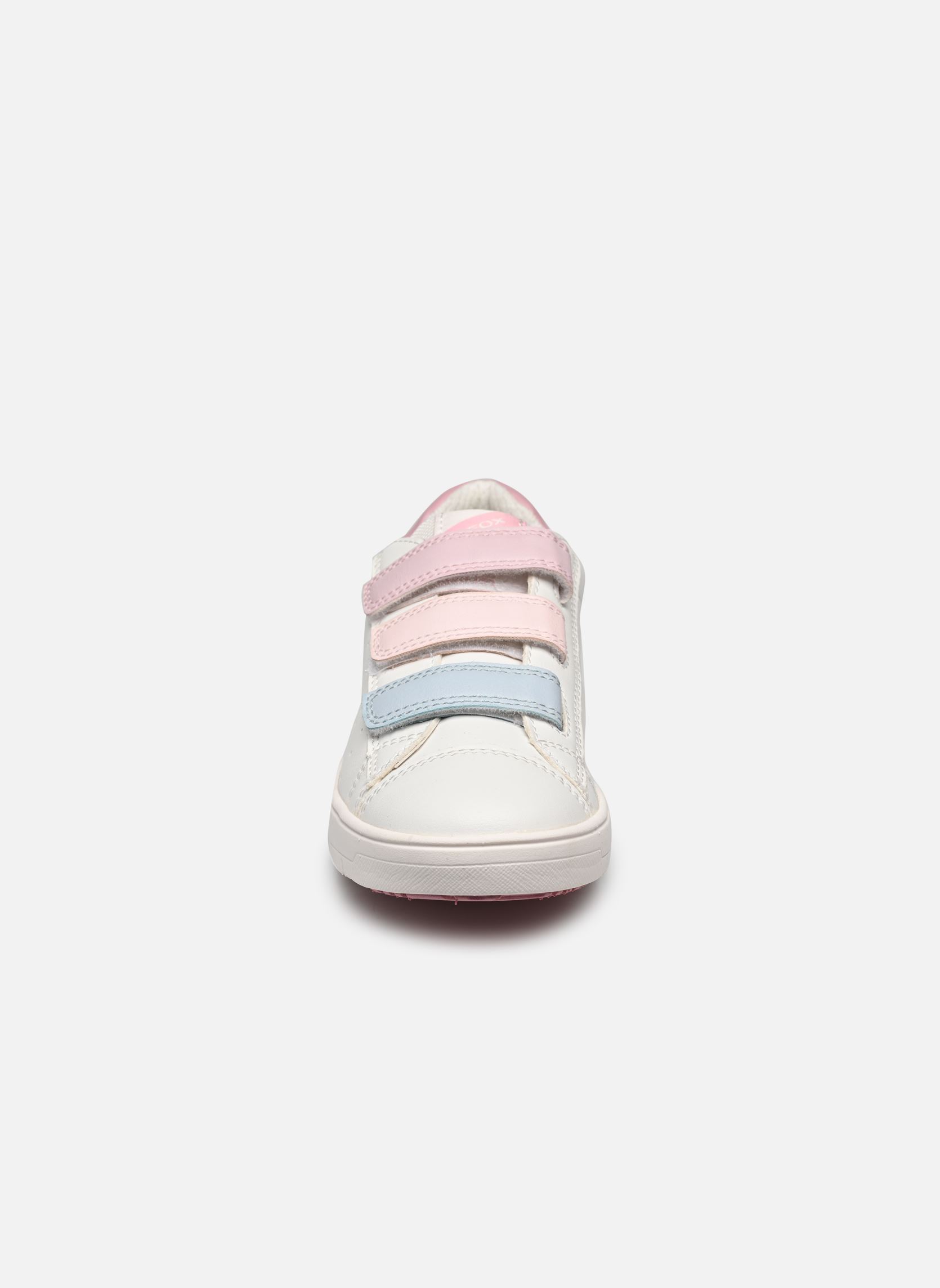 Niedrige Sneaker J SILENEX GIRL mädchen weiß Geox Niedrige Sneaker J SILENEX GIRL mädchen weiß Blanc / Rose