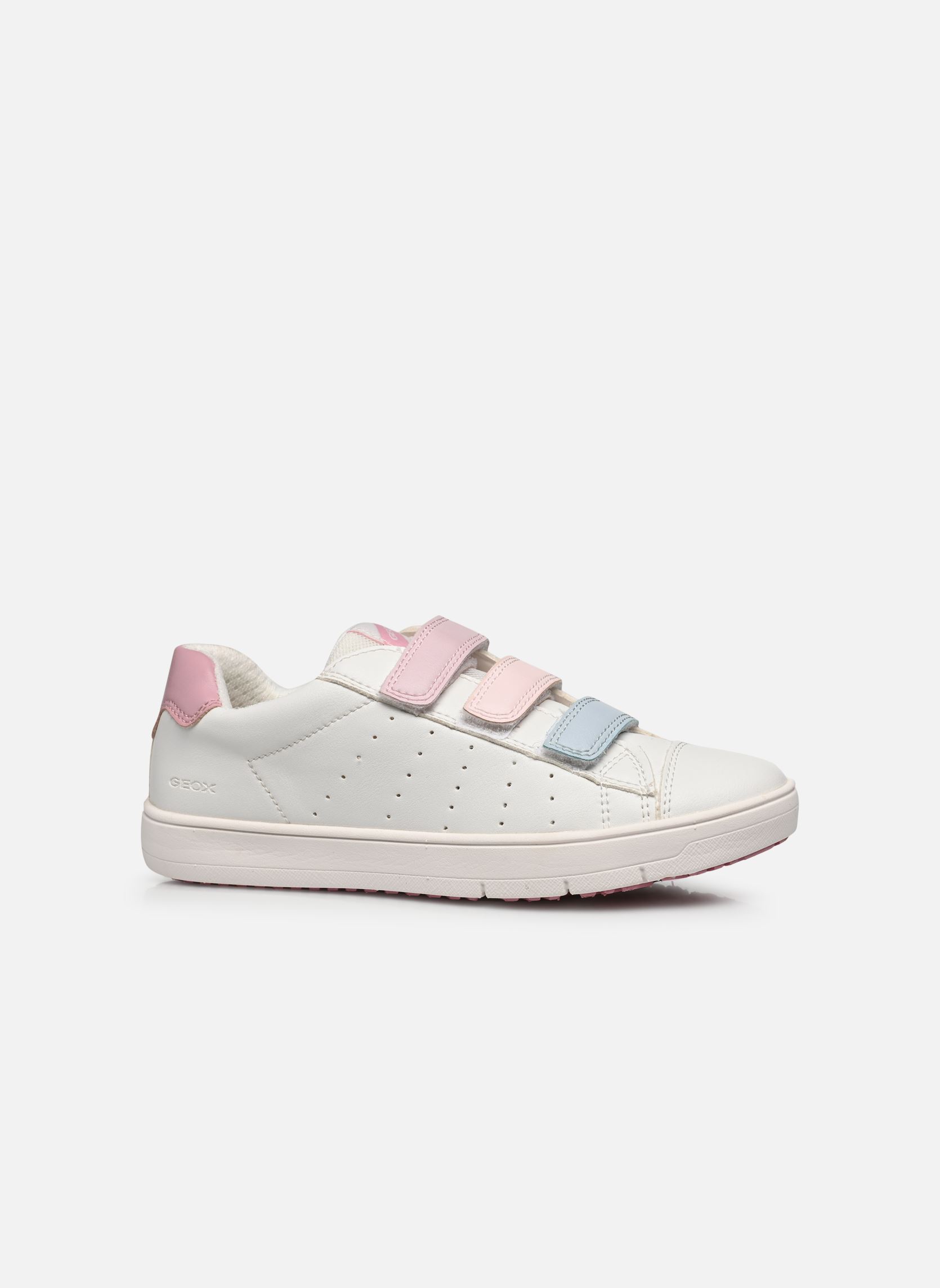 Niedrige Sneaker J SILENEX GIRL mädchen weiß Geox Niedrige Sneaker J SILENEX GIRL mädchen weiß Blanc / Rose