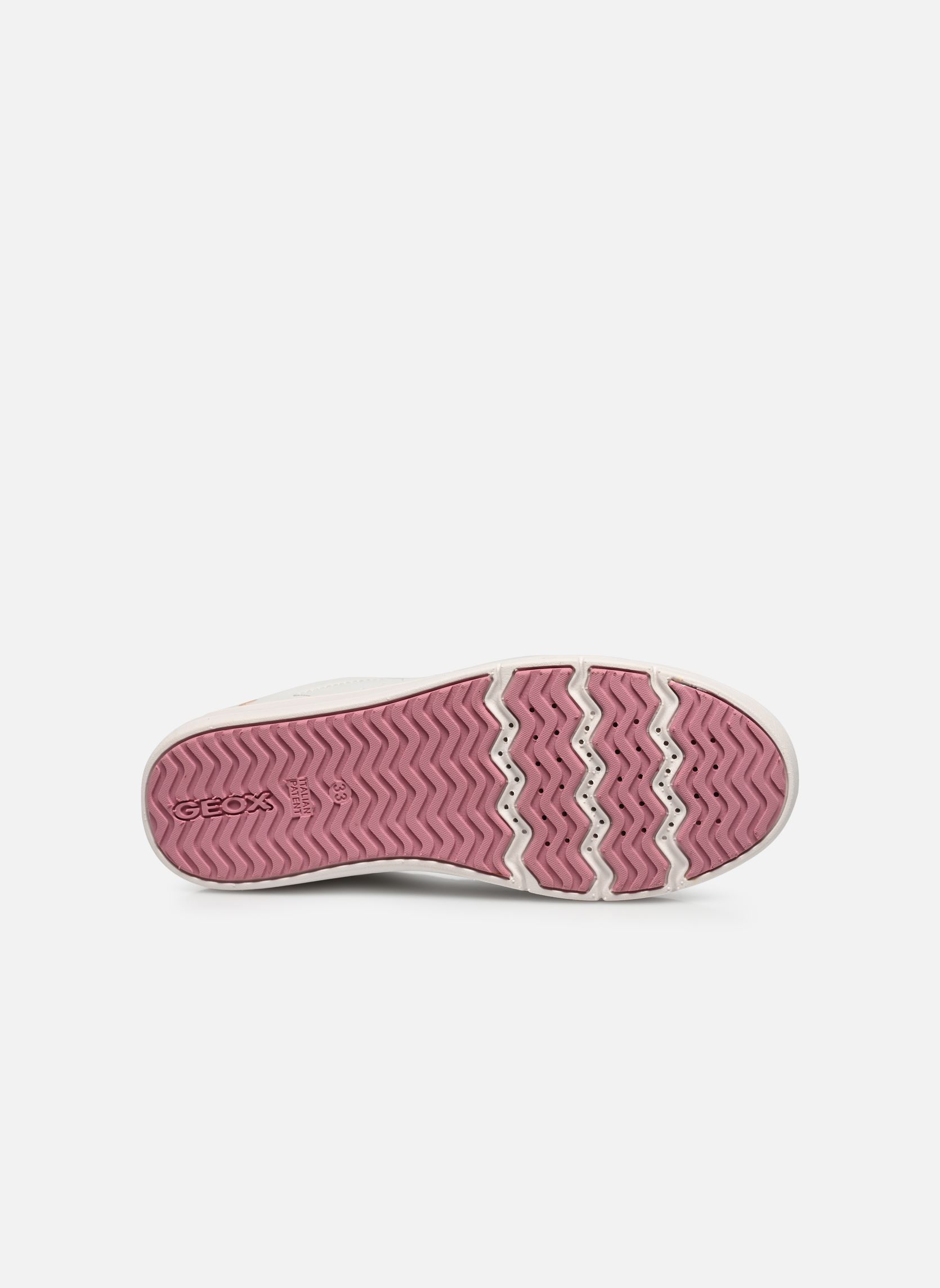 Niedrige Sneaker J SILENEX GIRL mädchen weiß Geox Niedrige Sneaker J SILENEX GIRL mädchen weiß Blanc / Rose