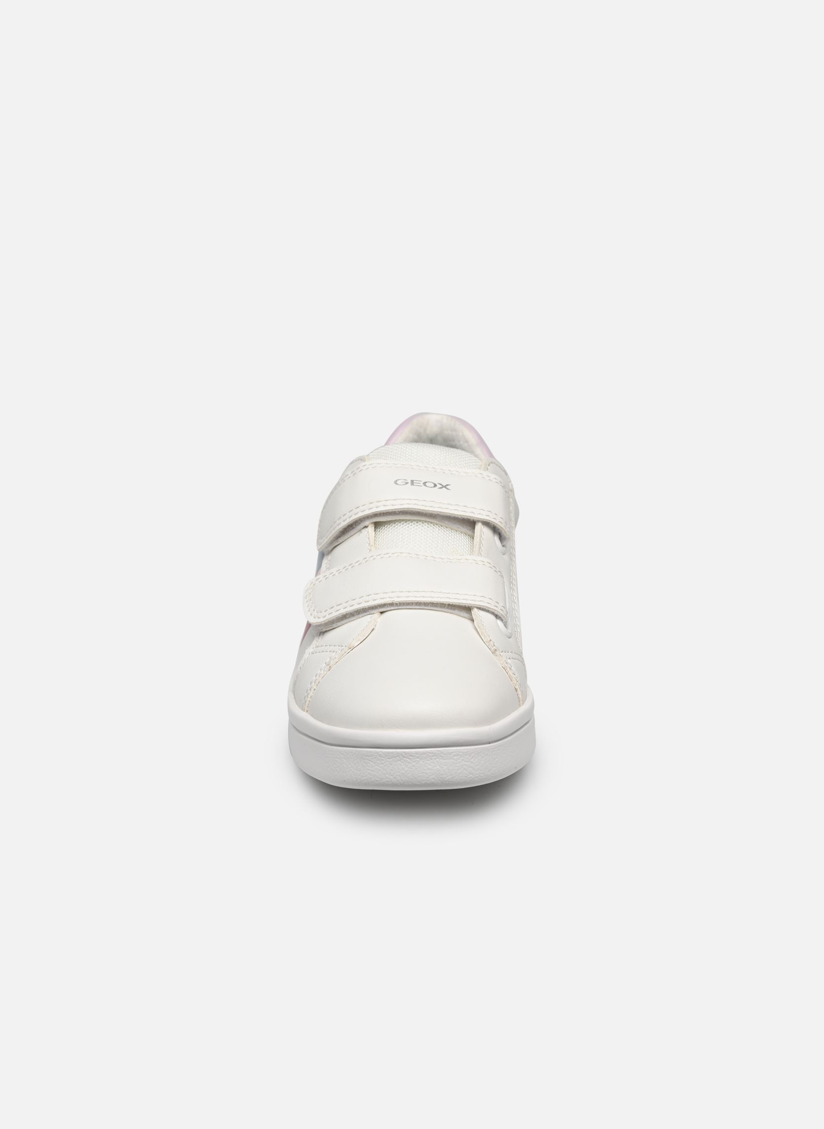 Niedrige Sneaker J DJROCK GIRL mädchen weiß Geox Niedrige Sneaker J DJROCK GIRL mädchen weiß Blanc / Rose