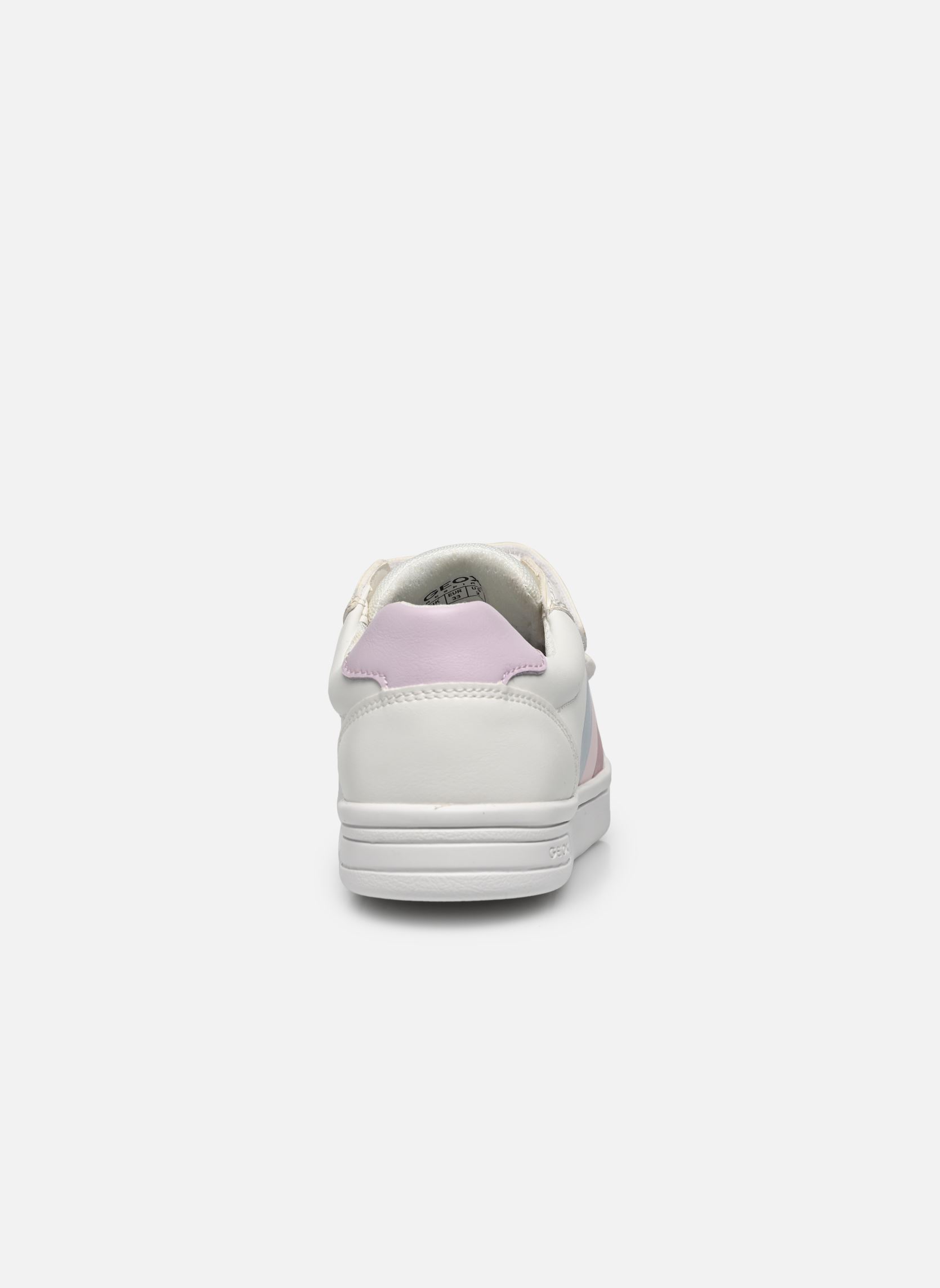 Niedrige Sneaker J DJROCK GIRL mädchen weiß Geox Niedrige Sneaker J DJROCK GIRL mädchen weiß Blanc / Rose
