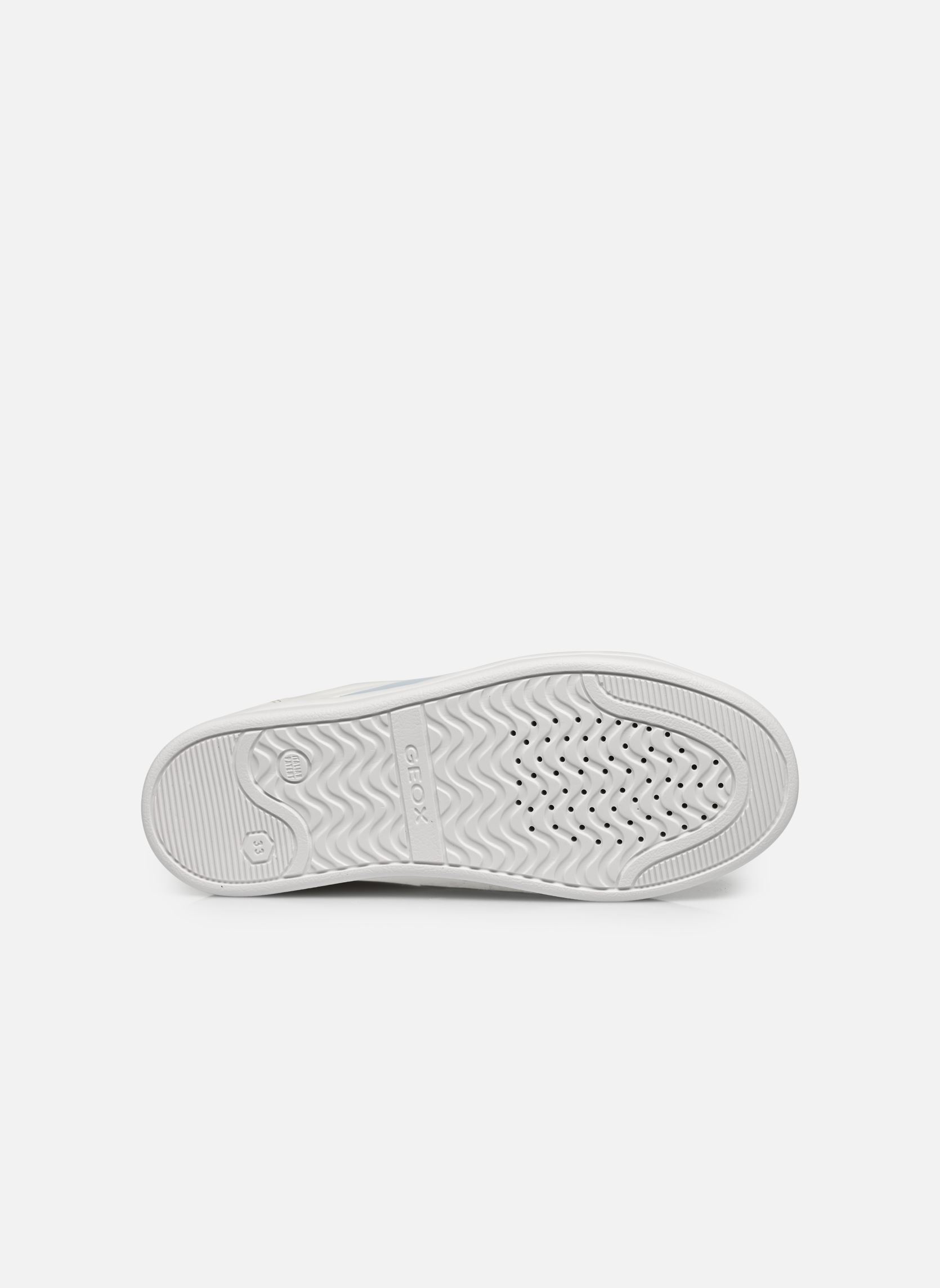 Niedrige Sneaker J DJROCK GIRL mädchen weiß Geox Niedrige Sneaker J DJROCK GIRL mädchen weiß Blanc / Rose