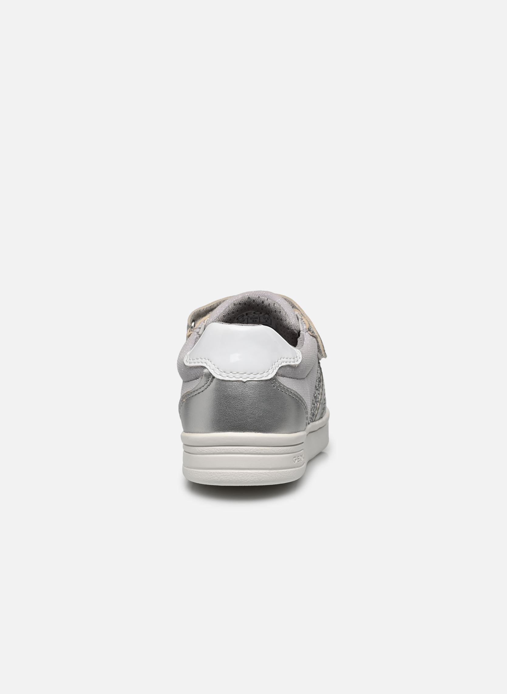 Geox J Djrock Girl - Scarpe Da Ginnastica Bambine E Ragazze - Sneaker Low-Cut In Pelle Sintetica Con Fiocco E Chiusura Regolabile - 6