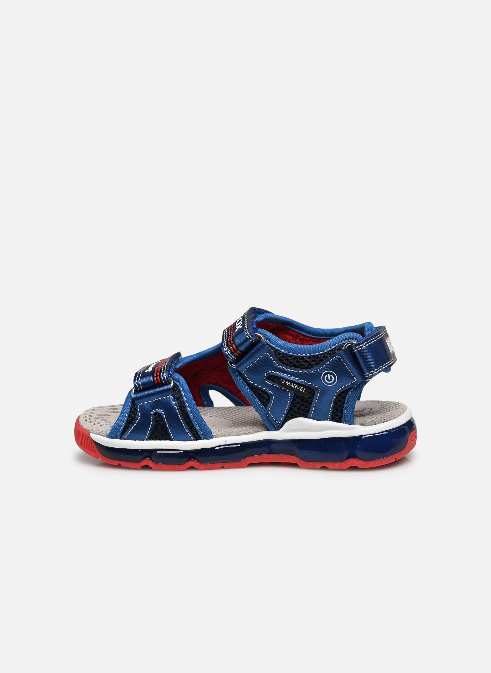 Sandalen J SANDALE ANDROID LIGHTS jungen blau Geox Sandalen J SANDALE ANDROID LIGHTS jungen blau Bleu Marine/Bleu Ryl