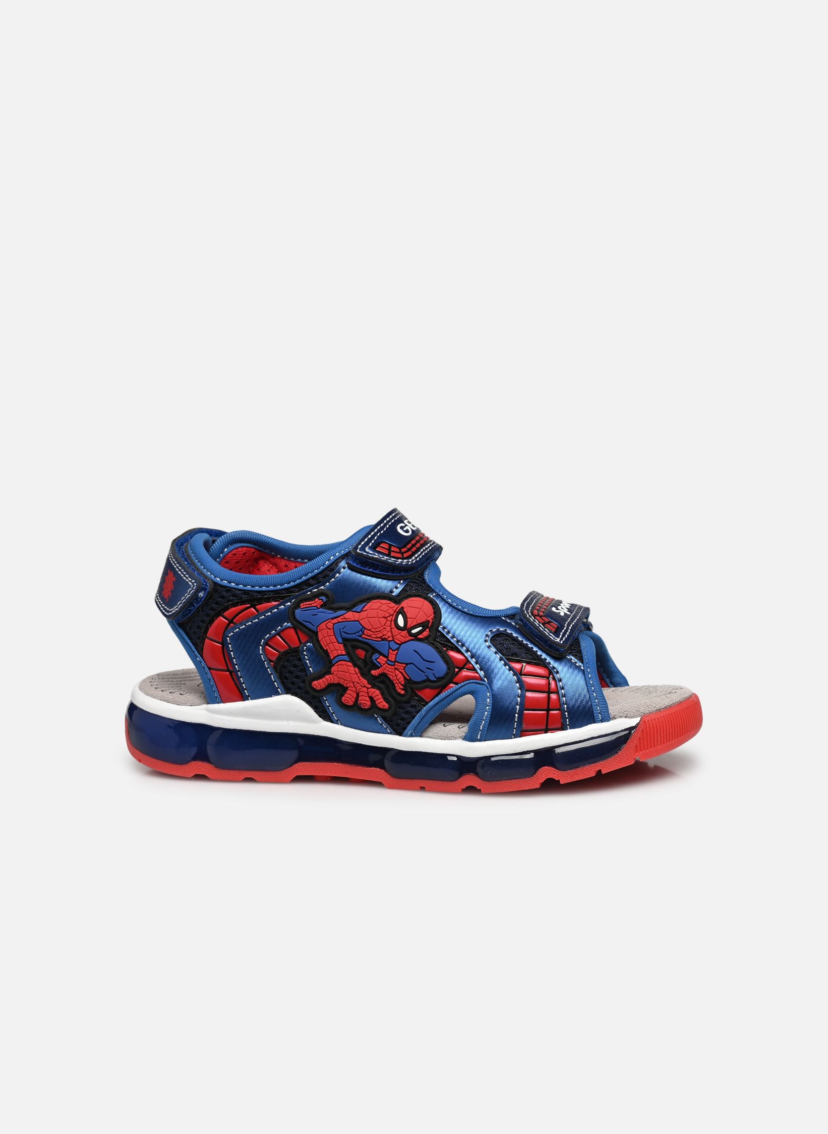 Sandalen J SANDALE ANDROID LIGHTS jungen blau Geox Sandalen J SANDALE ANDROID LIGHTS jungen blau Bleu Marine/Bleu Ryl